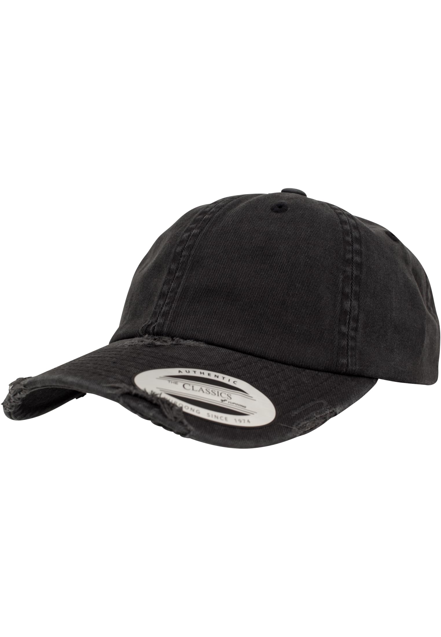 Low Profile Destroyed Cap black | black