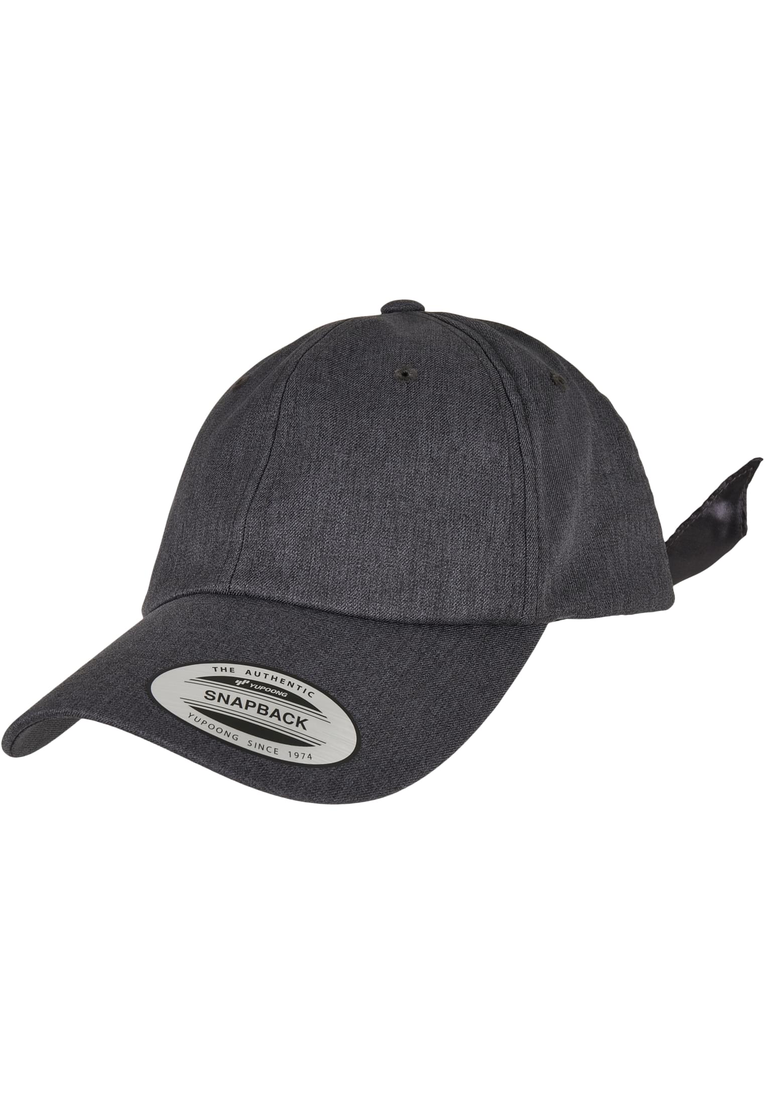 Satin Bow Dad Cap darkgrey | darkgrey