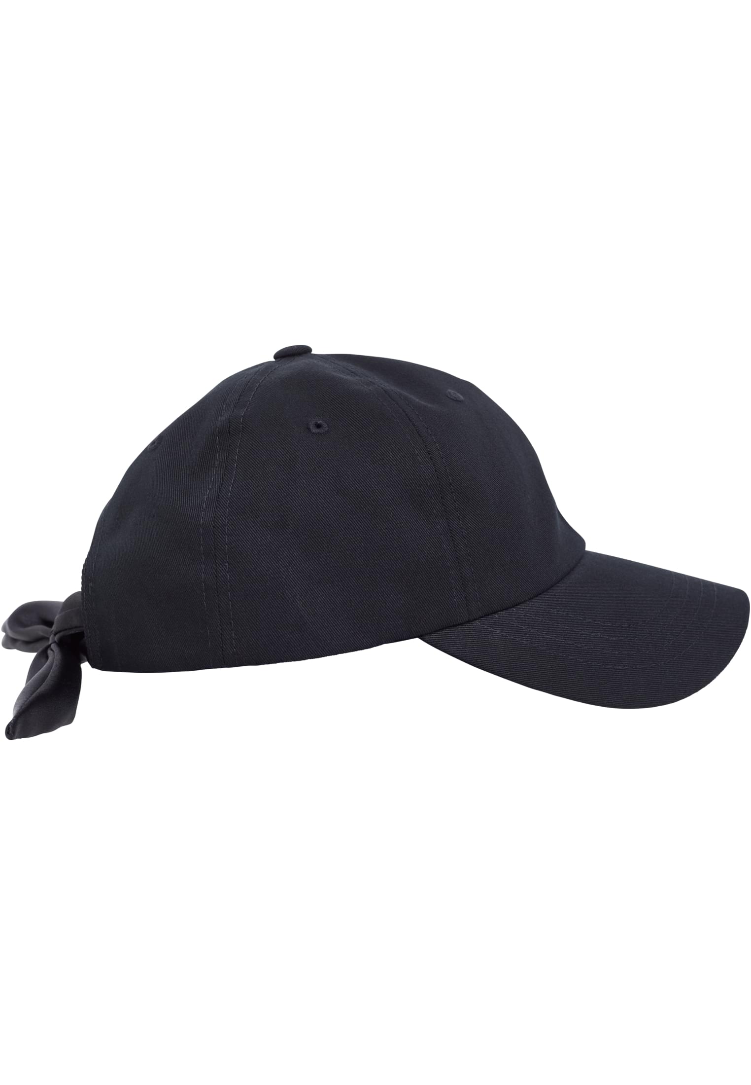 Satin Bow Dad Cap black | black