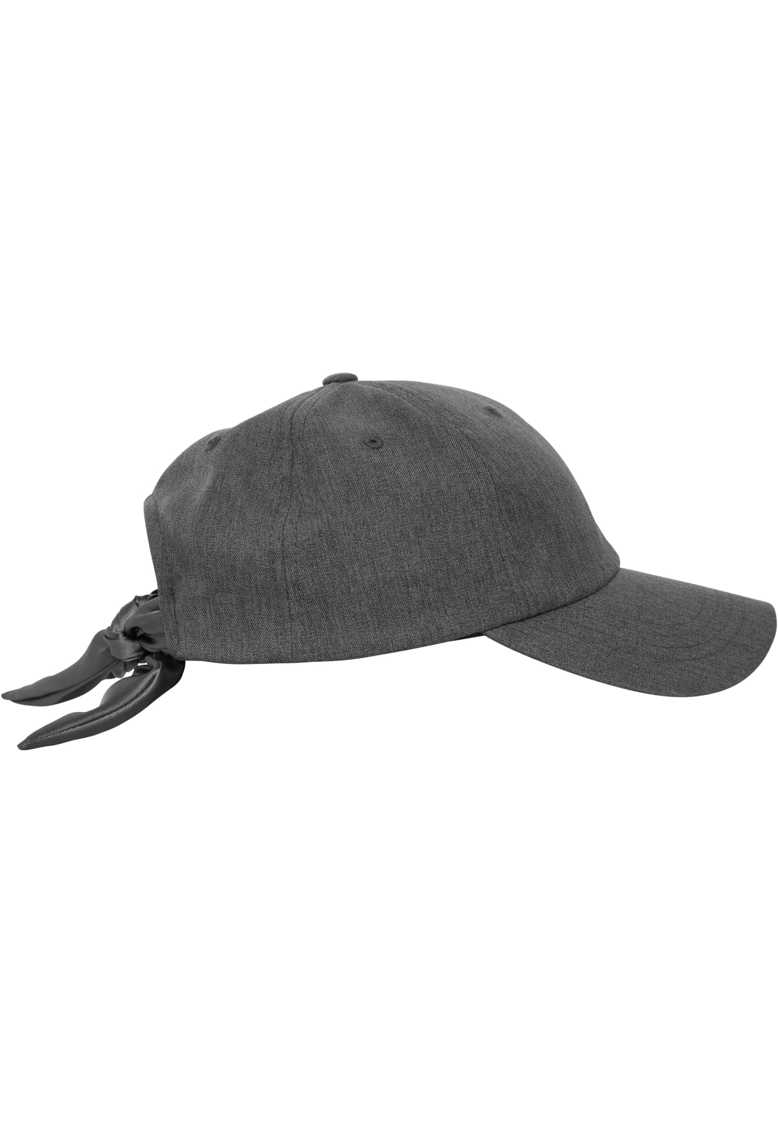 Satin Bow Dad Cap darkgrey | darkgrey
