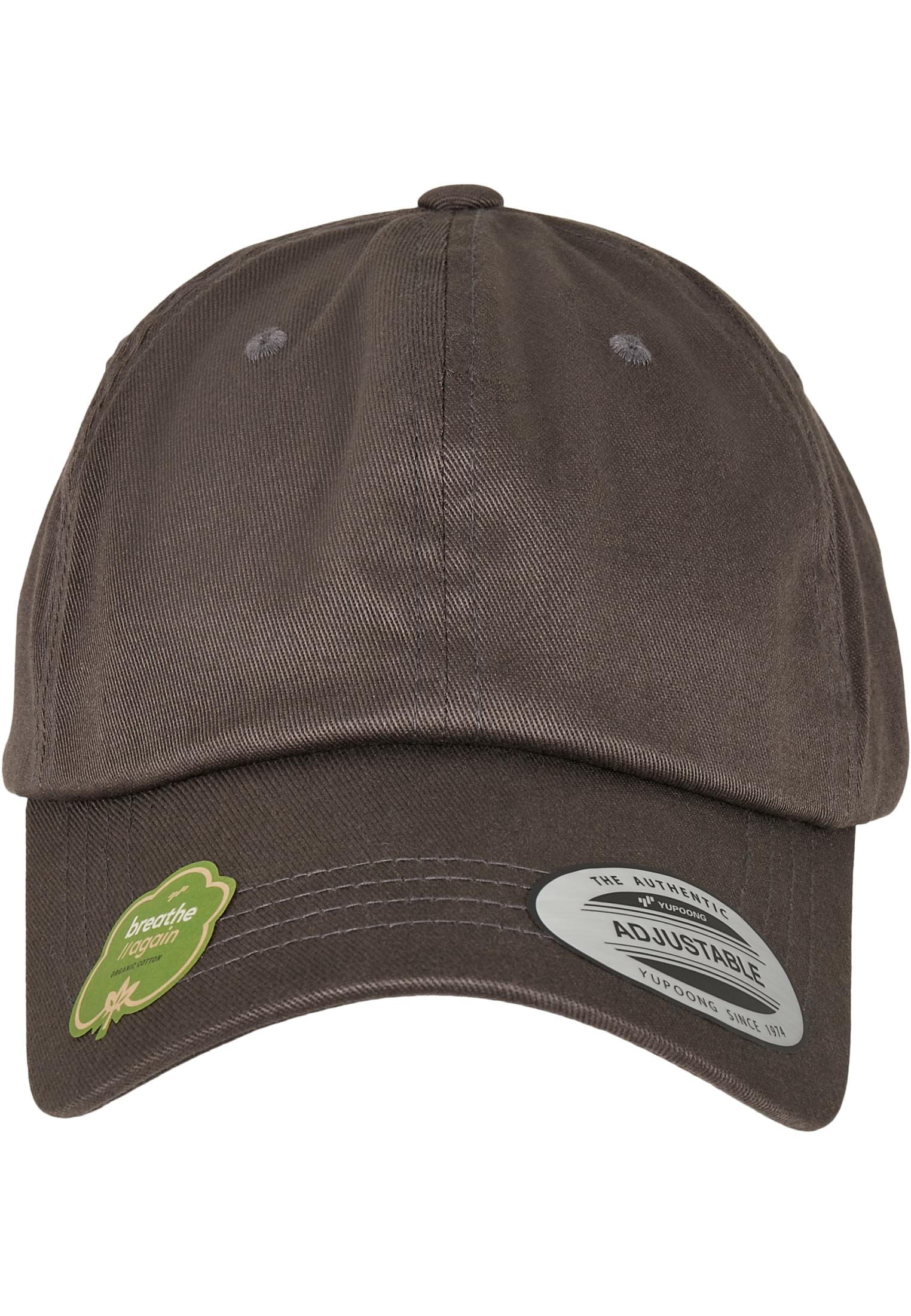 Low Profile Organic Cotton Cap darkgrey | darkgrey