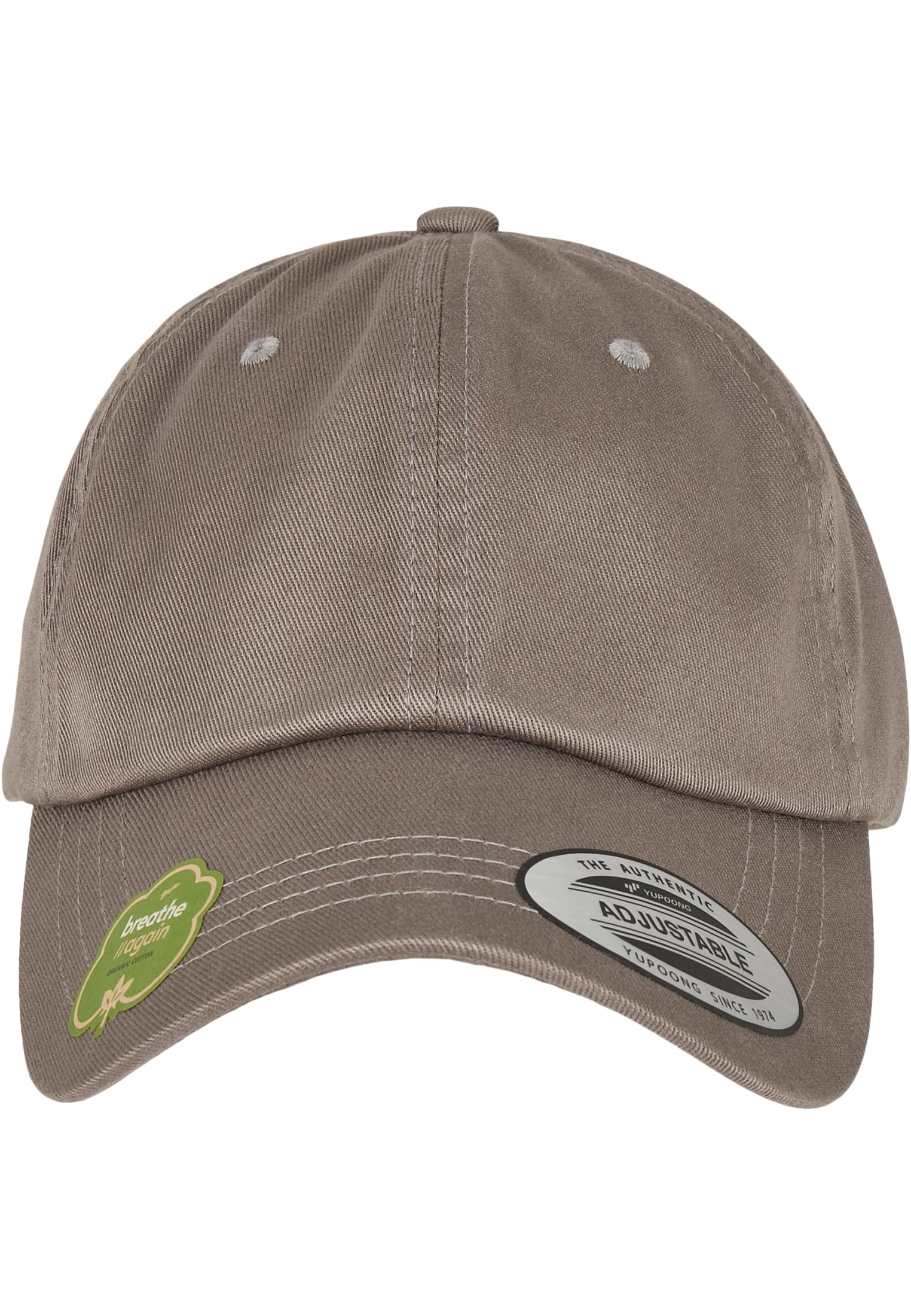 Low Profile Organic Cotton Cap pale grey | pale grey