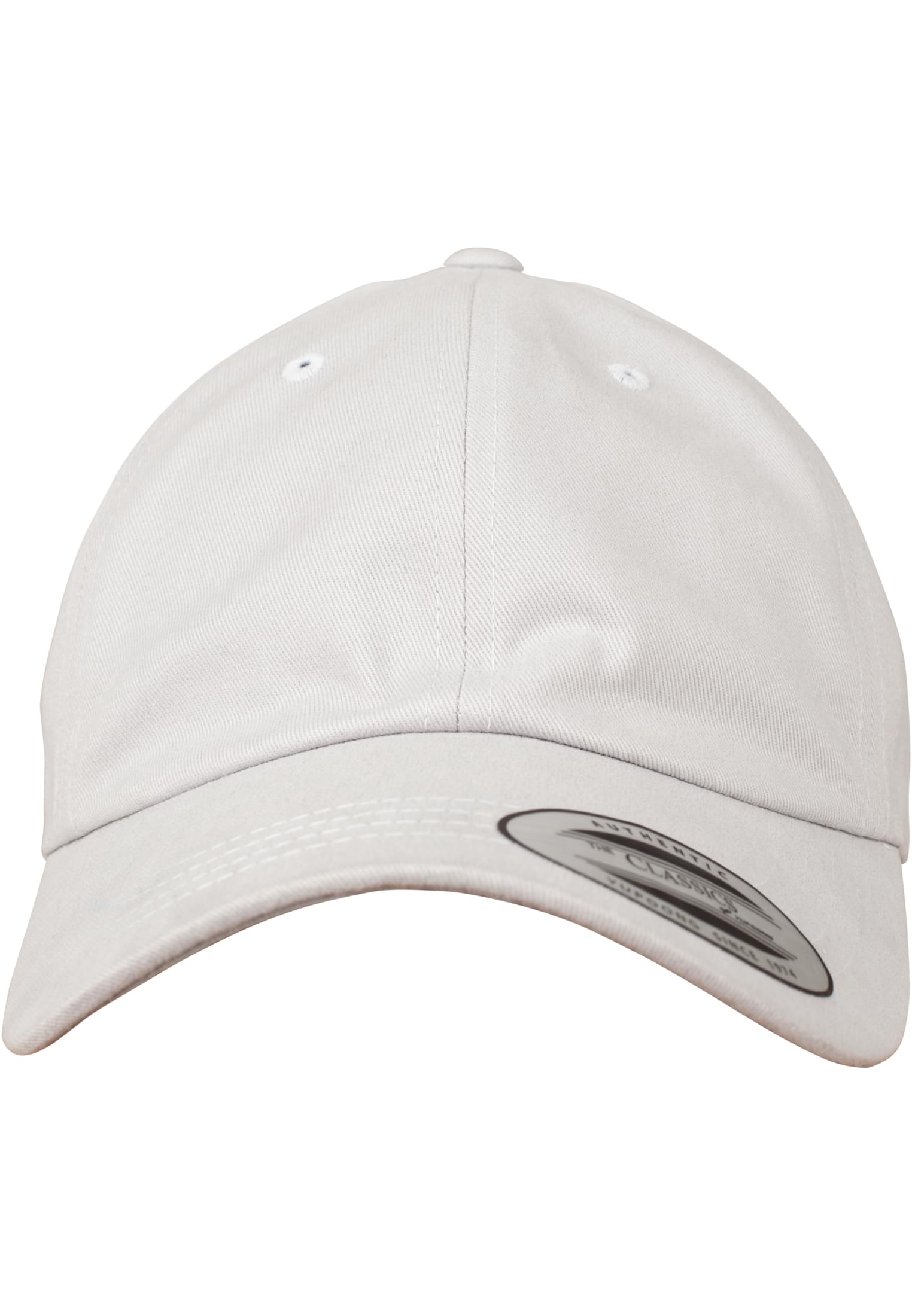 Peached Cotton Twill Dad Cap lightgrey | lightgrey