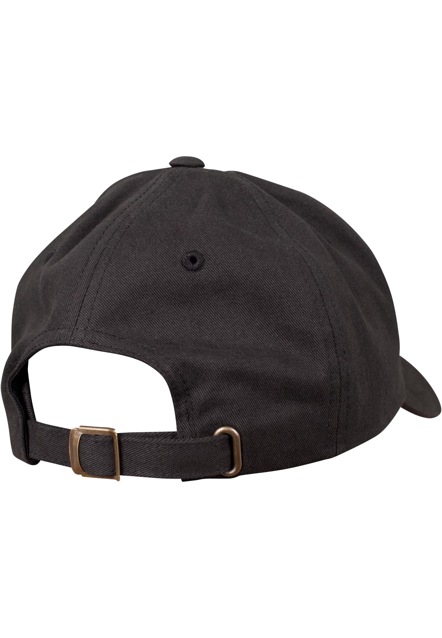 Peached Cotton Twill Dad Cap black | black