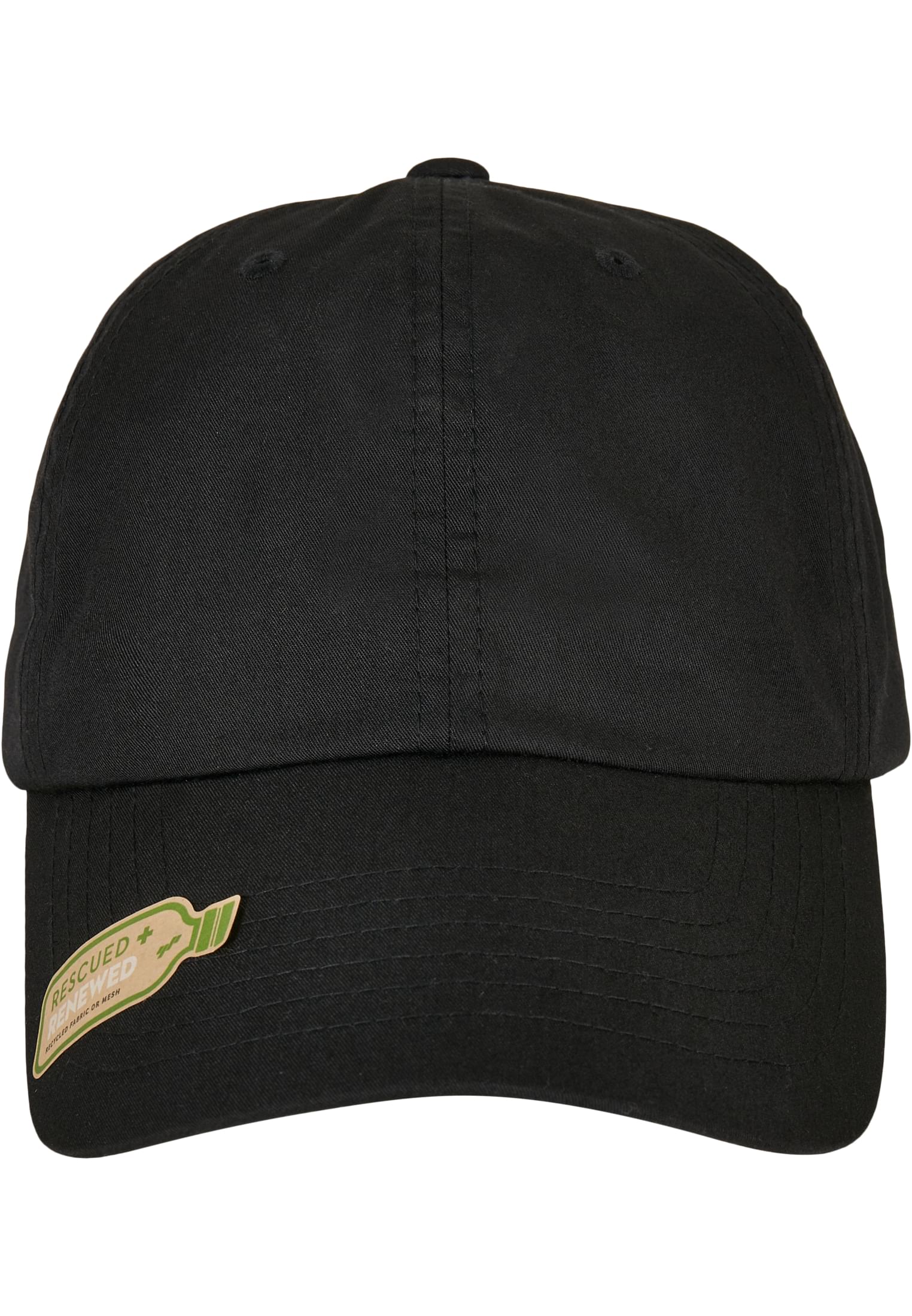 Recycled Polyester Dad Cap black | black