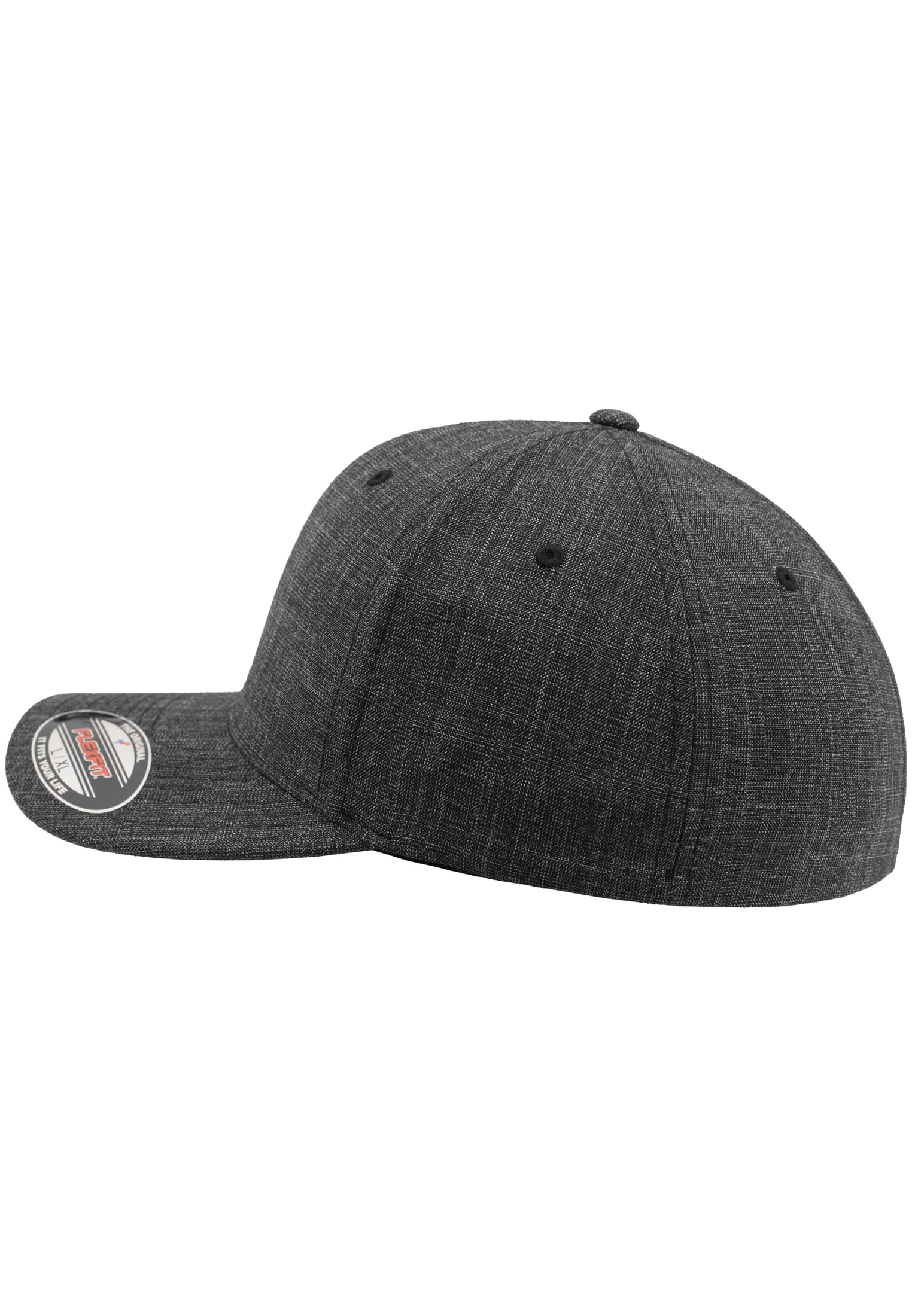 Fine Melange Flexfit black | black