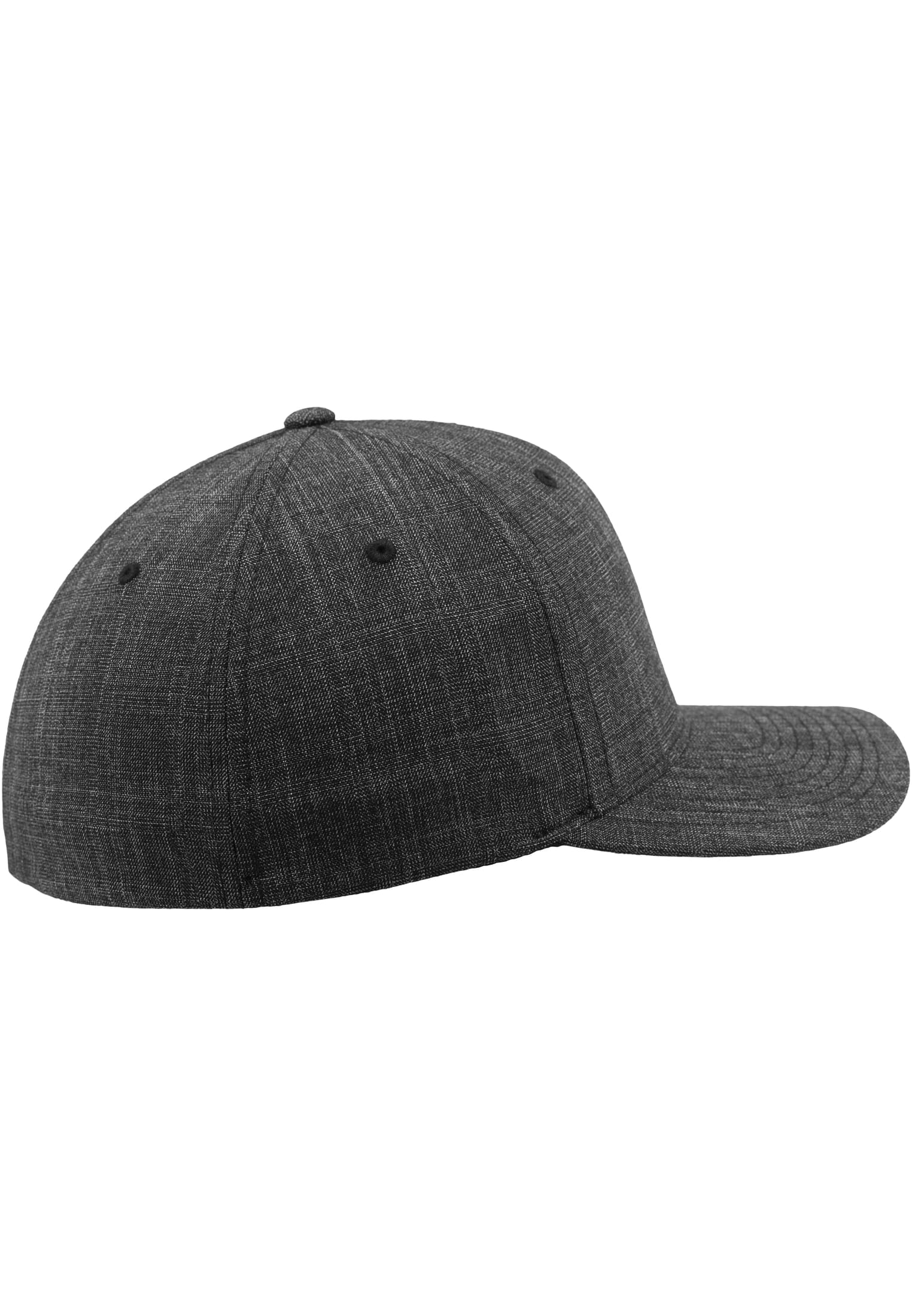 Fine Melange Flexfit black | black