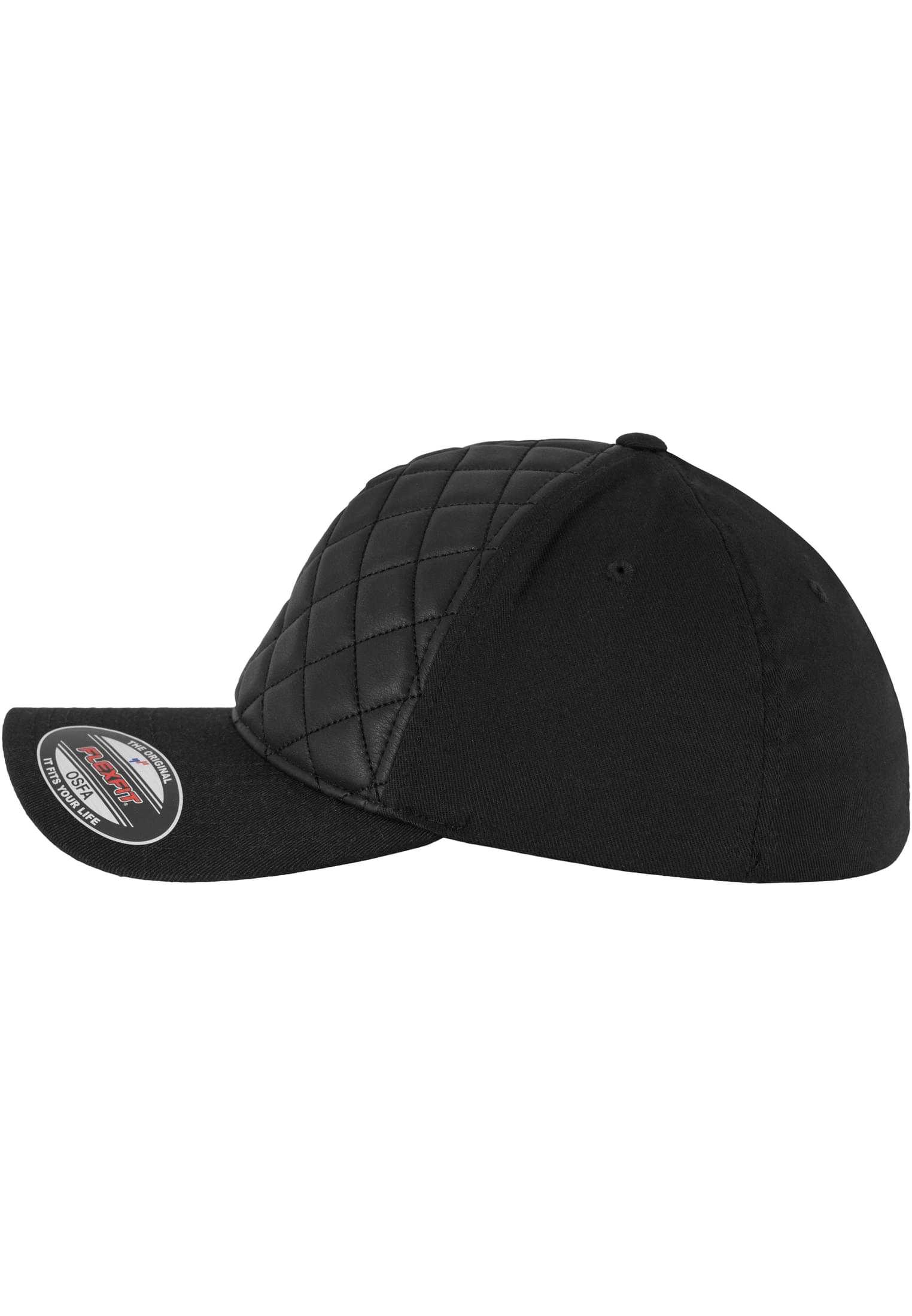 Diamond Quilted Flexfit black | black