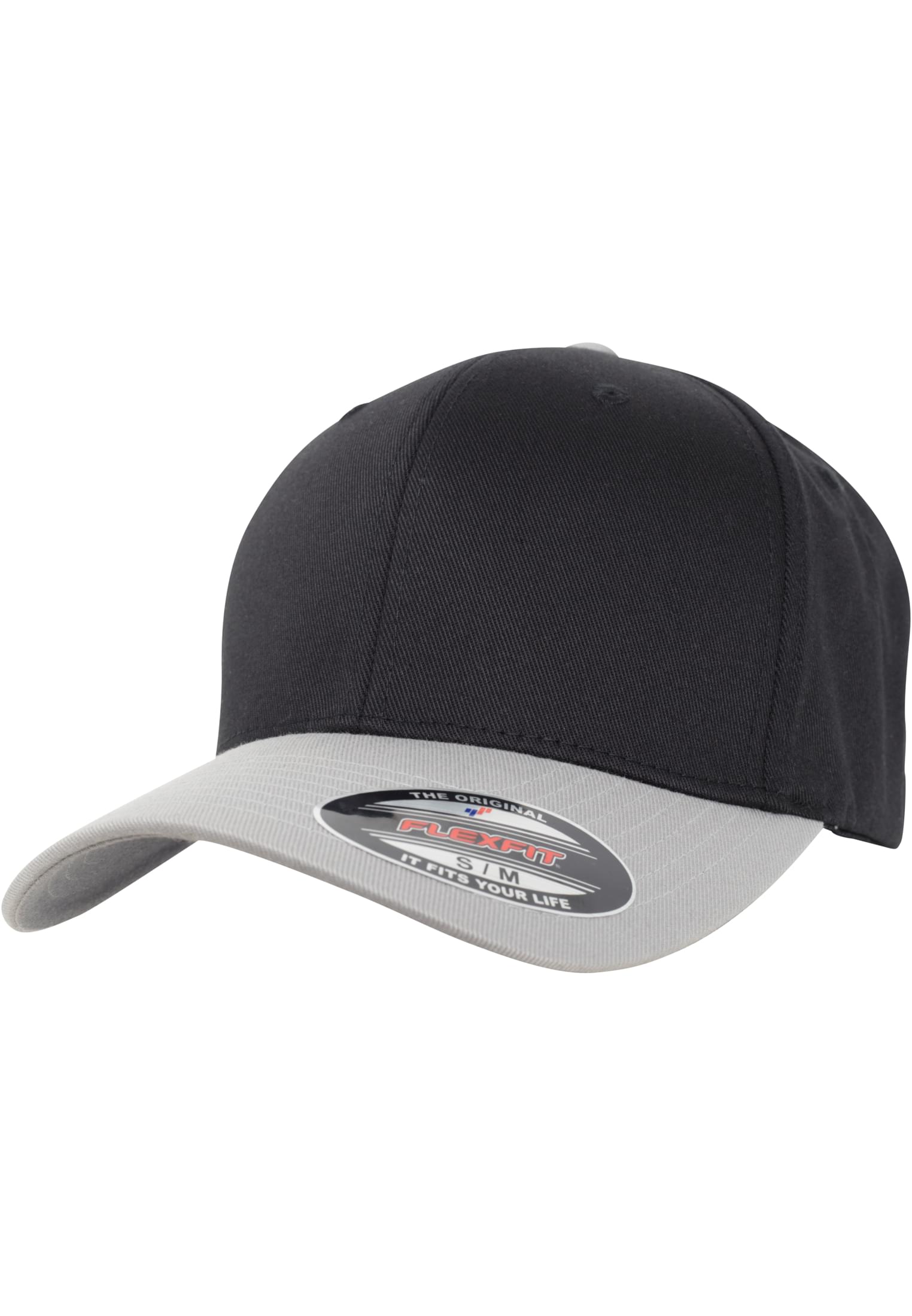 Flexfit Wooly Combed 2-Tone blk/silver | blk/silver