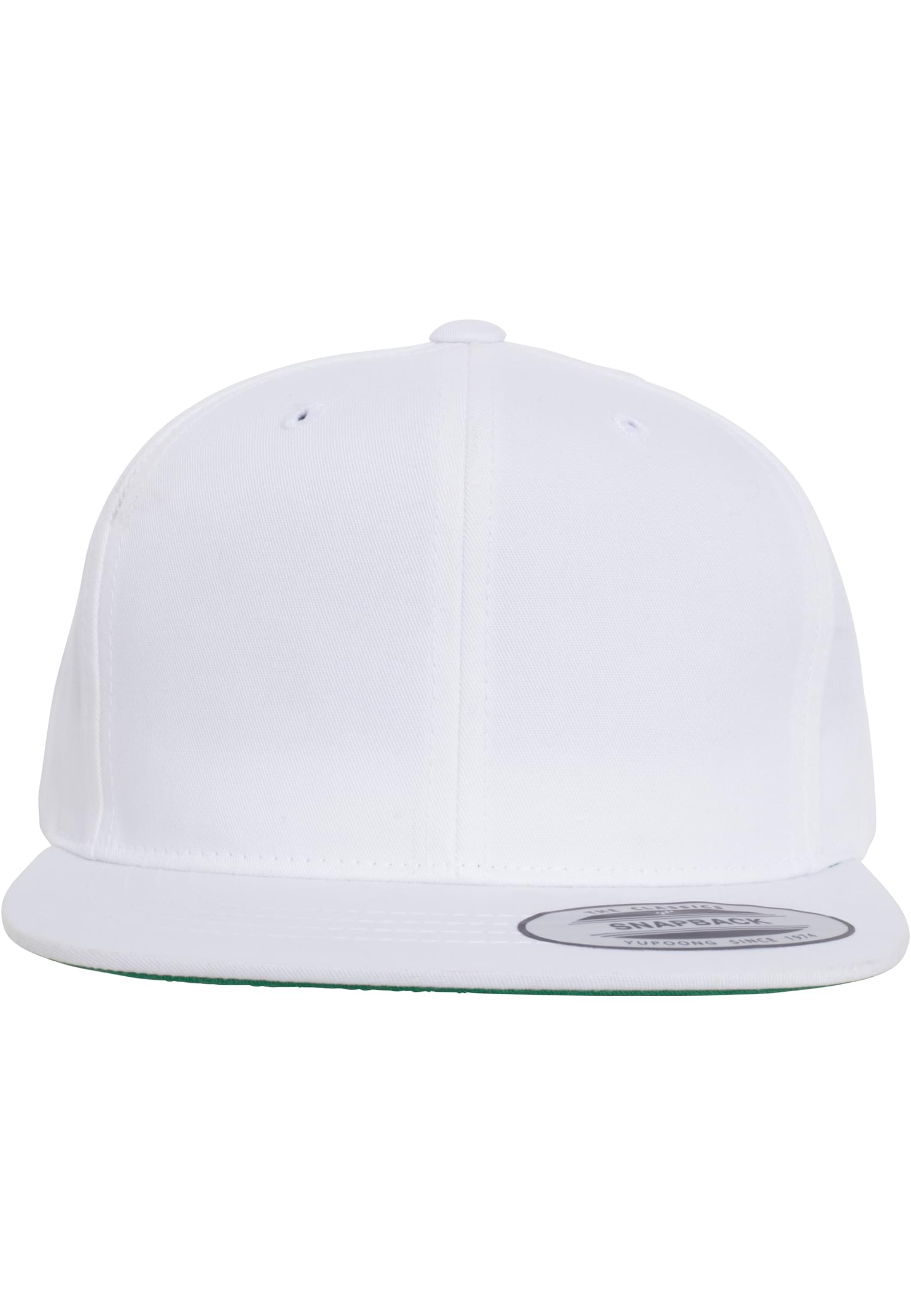Pro-Style Twill Snapback Youth Cap white | white