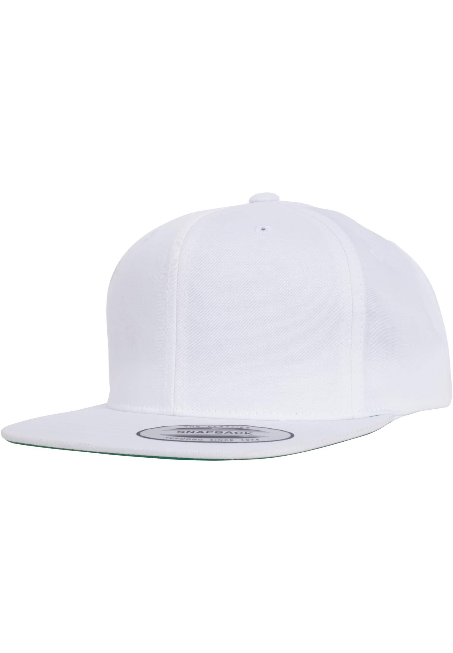 Pro-Style Twill Snapback Youth Cap white | white