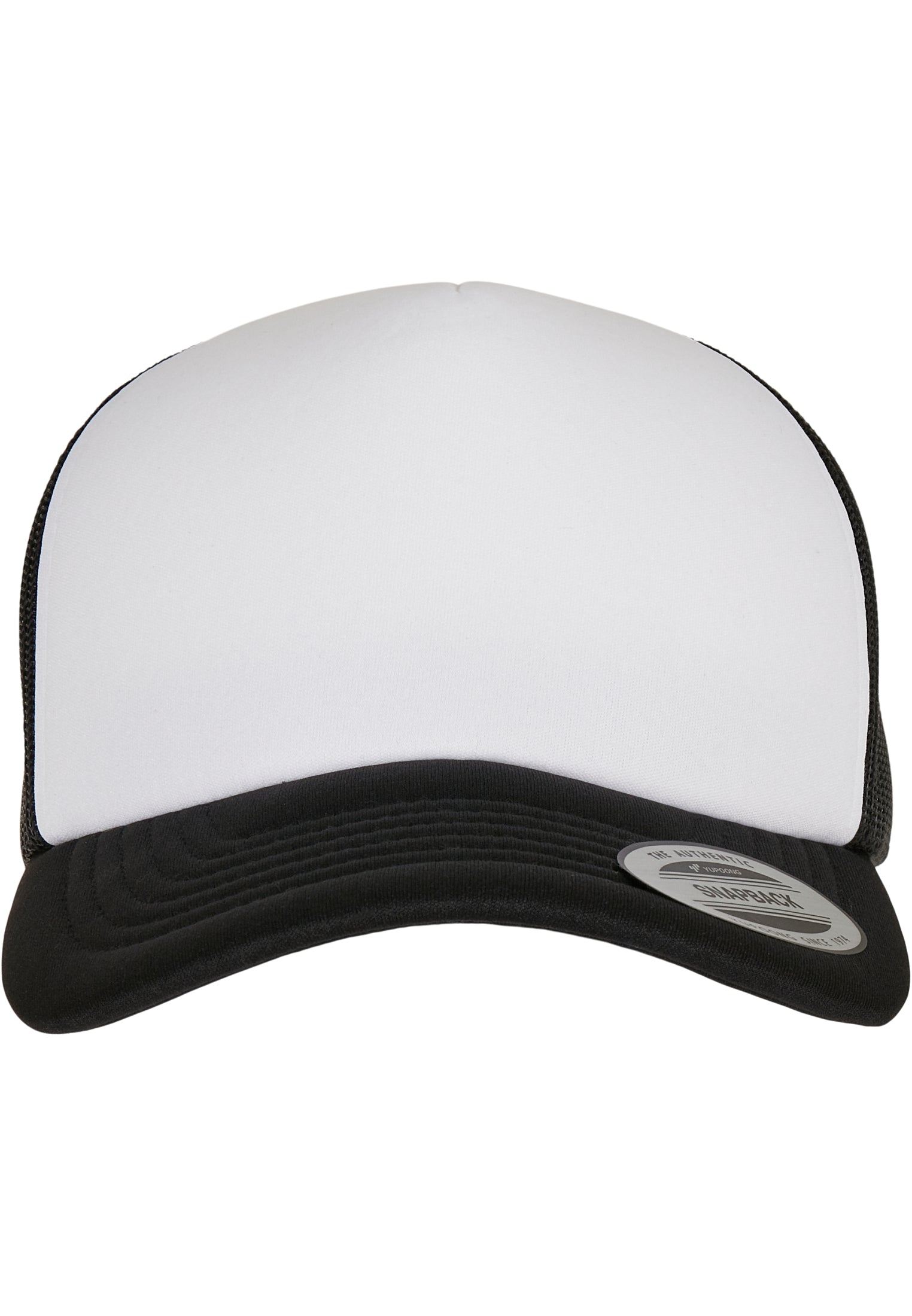 YP Classics® Curved Foam Trucker Cap – White Front black/white/black | black/white/black