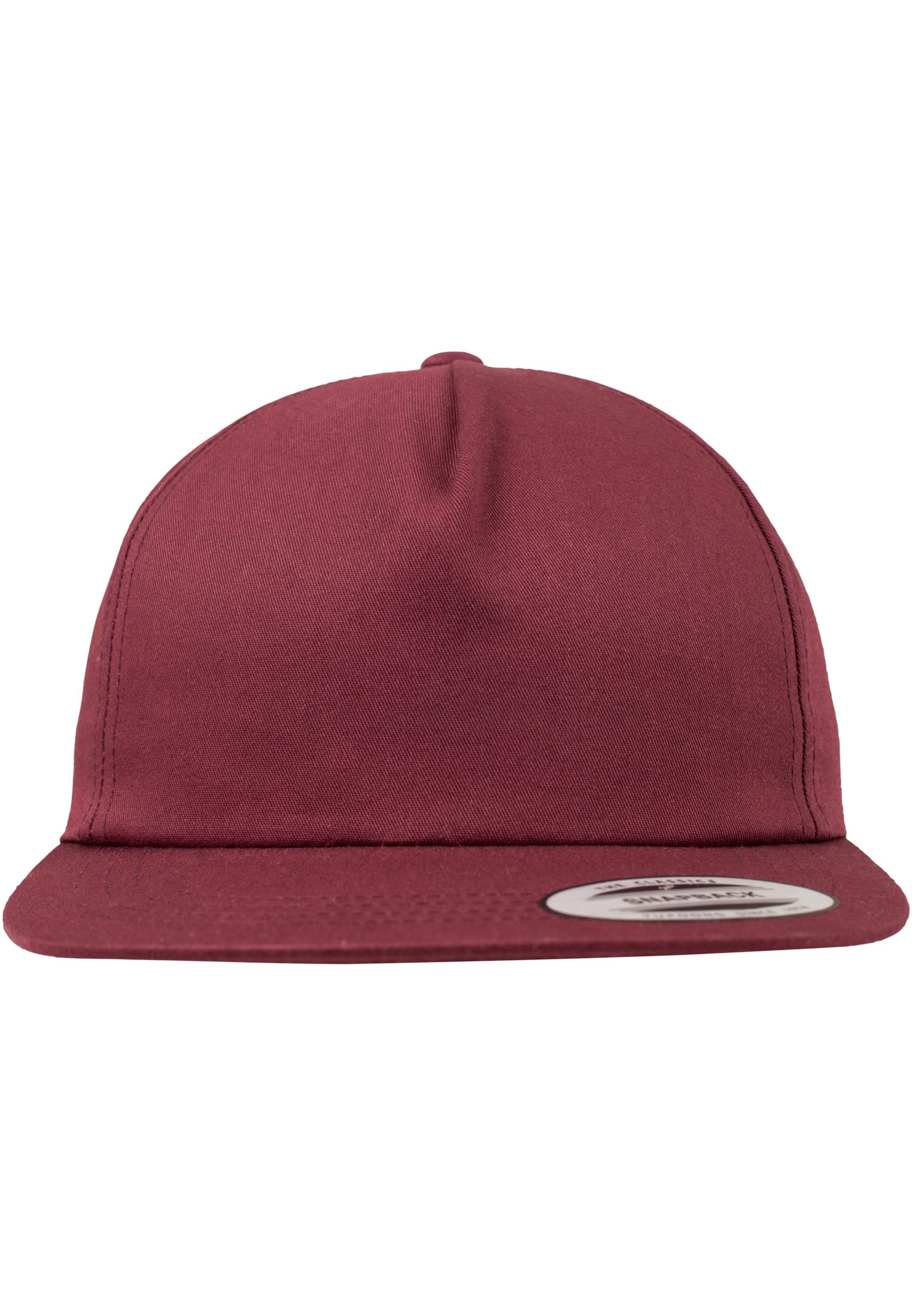 Unstructured 5-Panel Snapback maroon | maroon