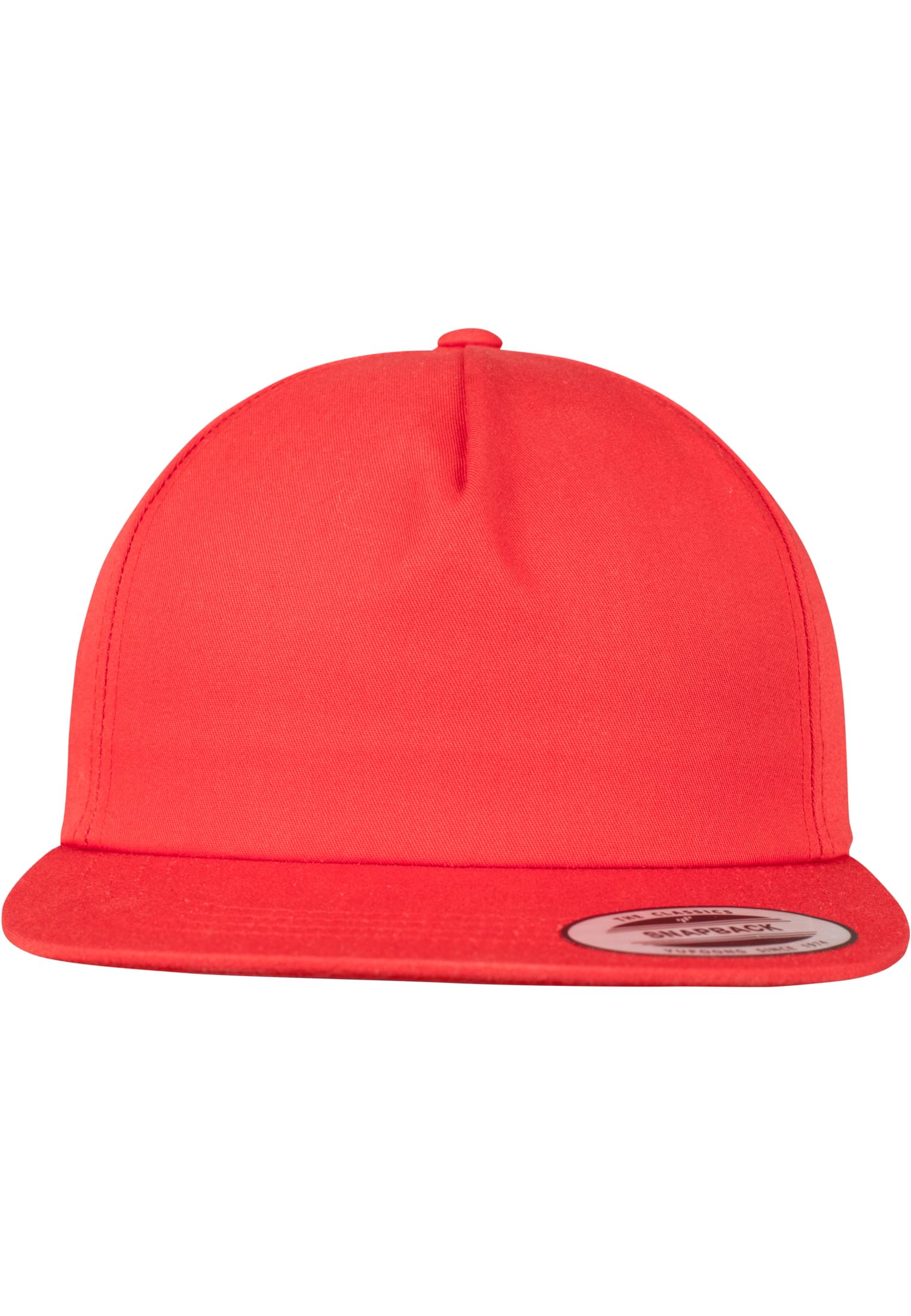 Unstructured 5-Panel Snapback red | red