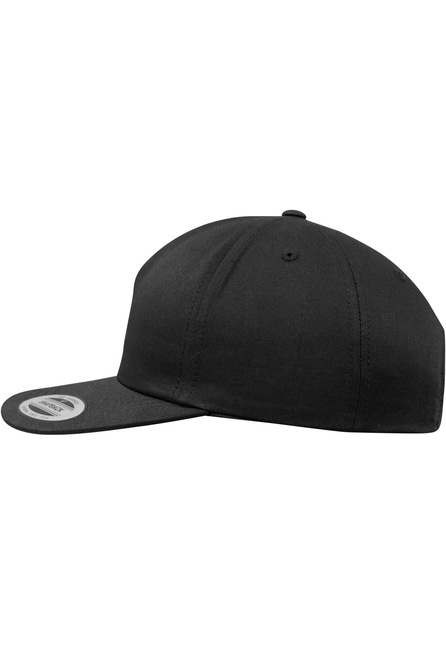 Unstructured 5-Panel Snapback black | black