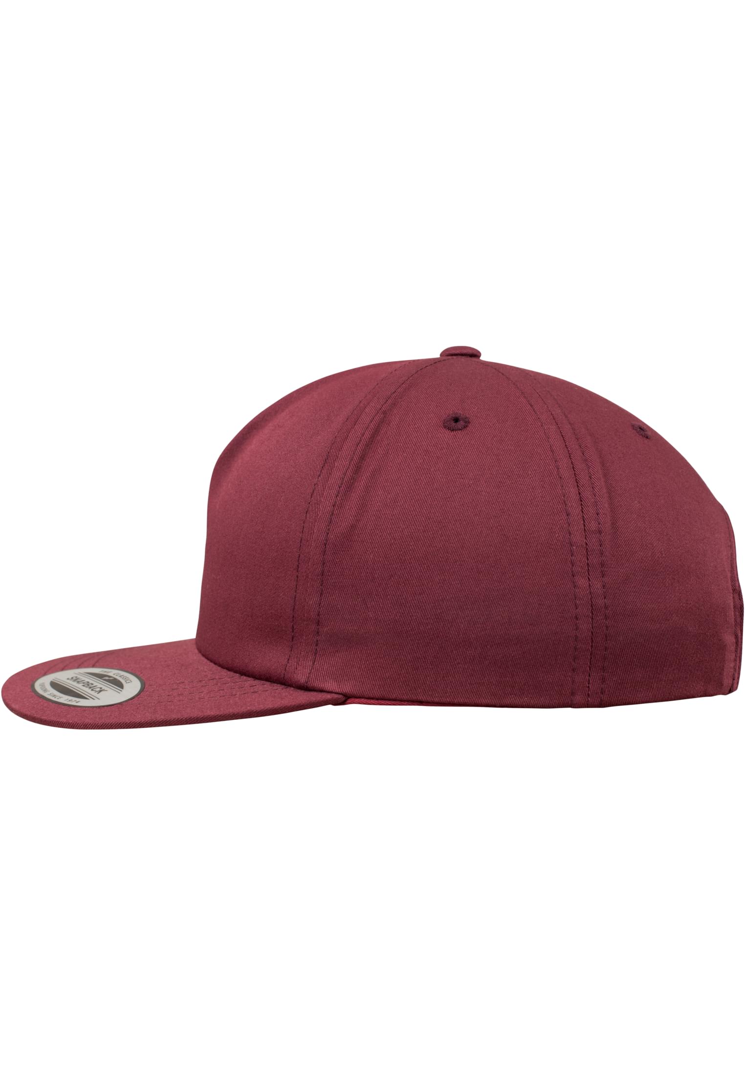 Unstructured 5-Panel Snapback maroon | maroon
