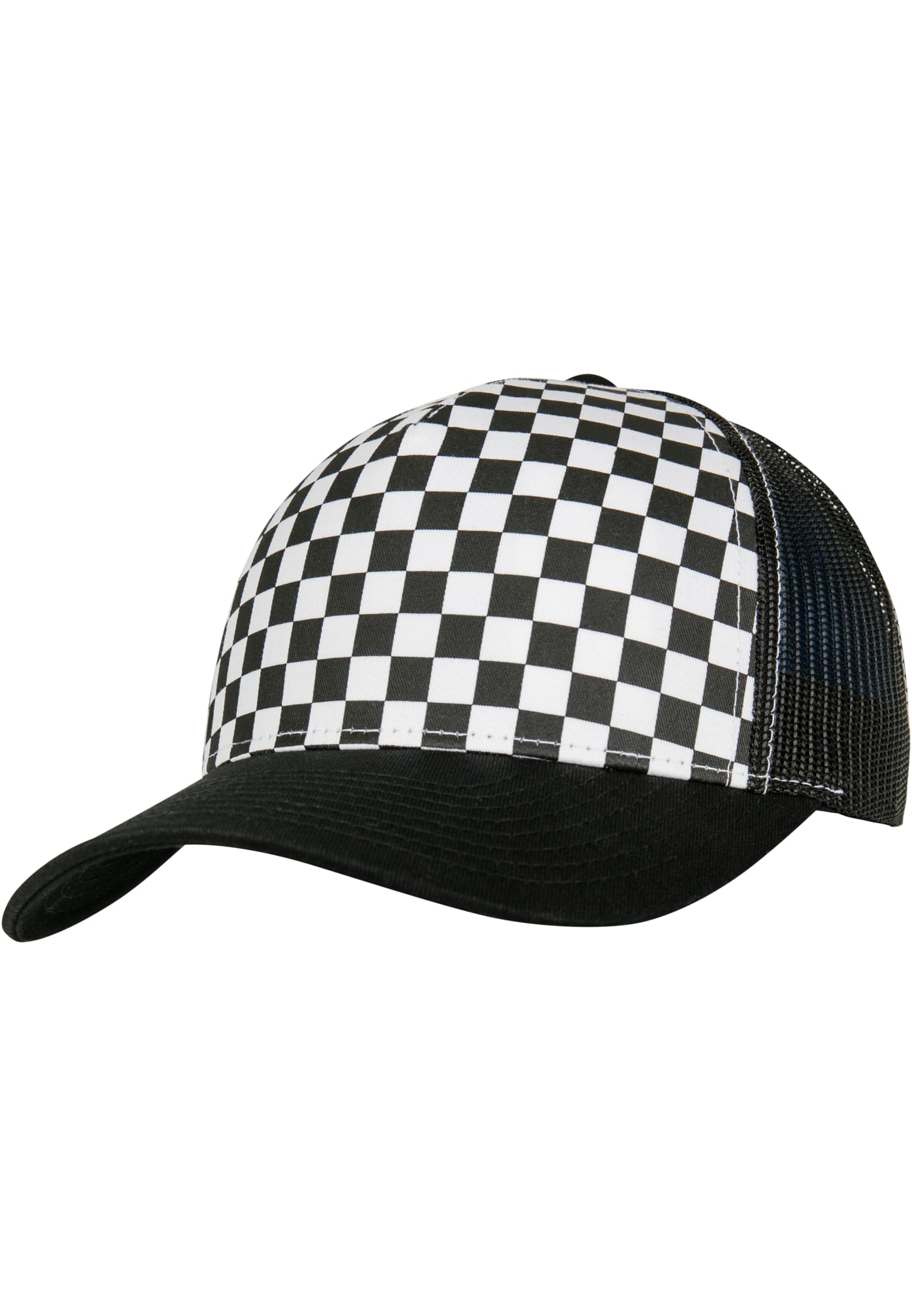 Checkerboard Retro Trucker black/white | black/white