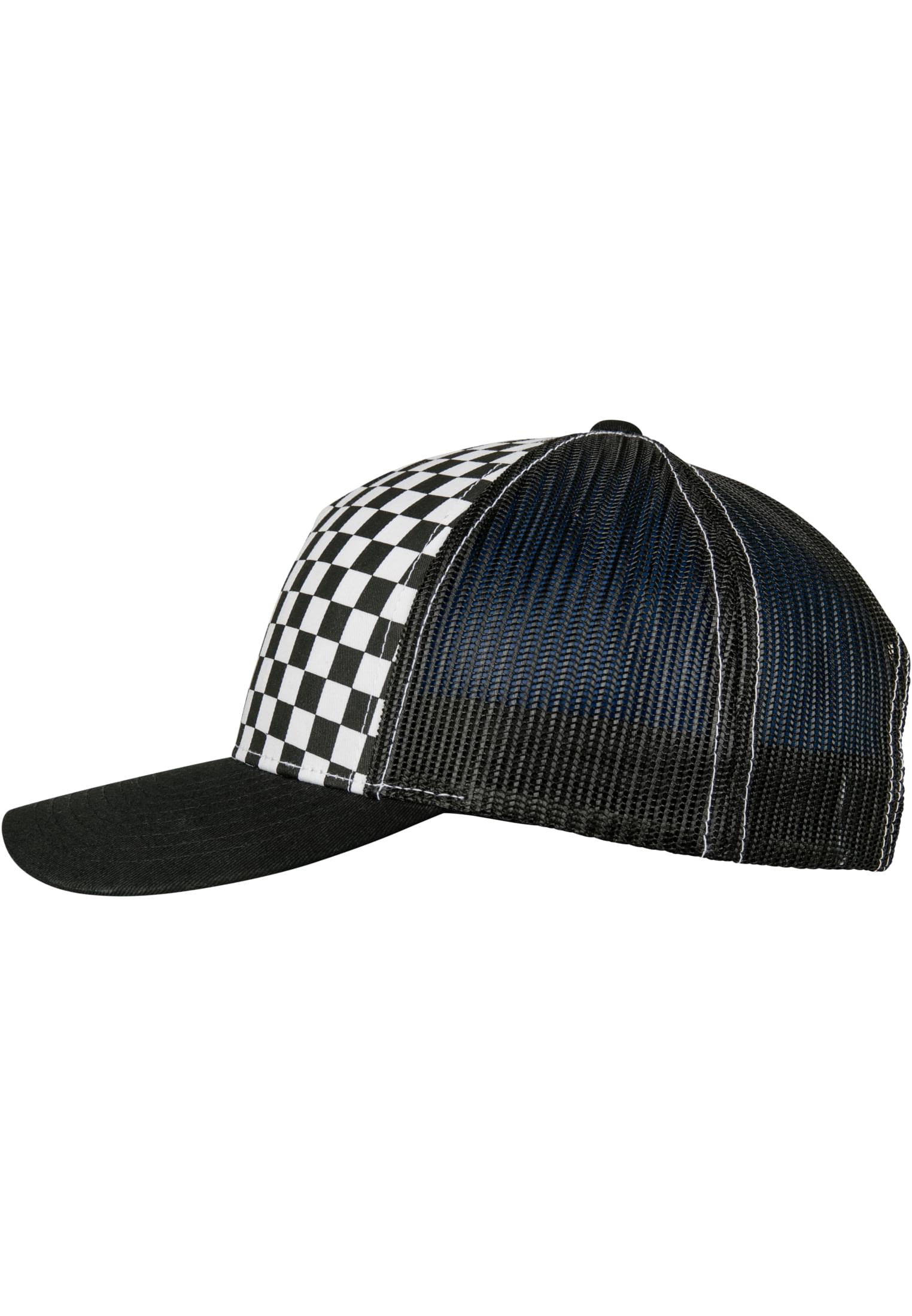 Checkerboard Retro Trucker black/white | black/white