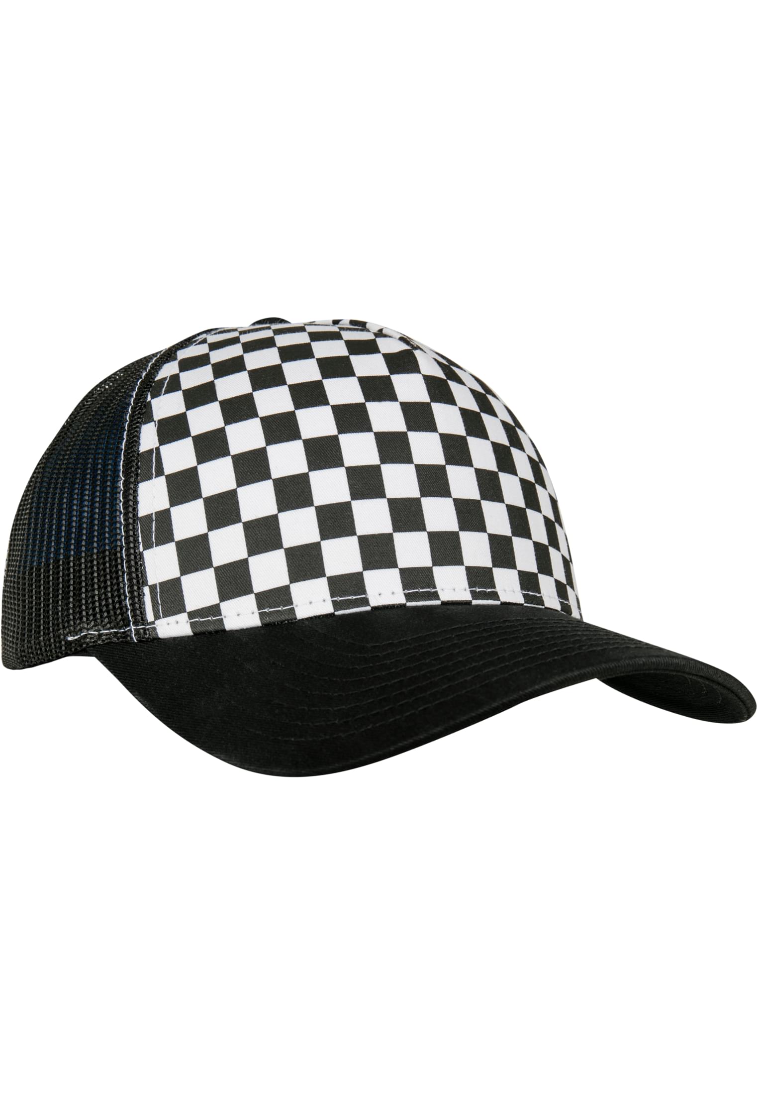 Checkerboard Retro Trucker black/white | black/white
