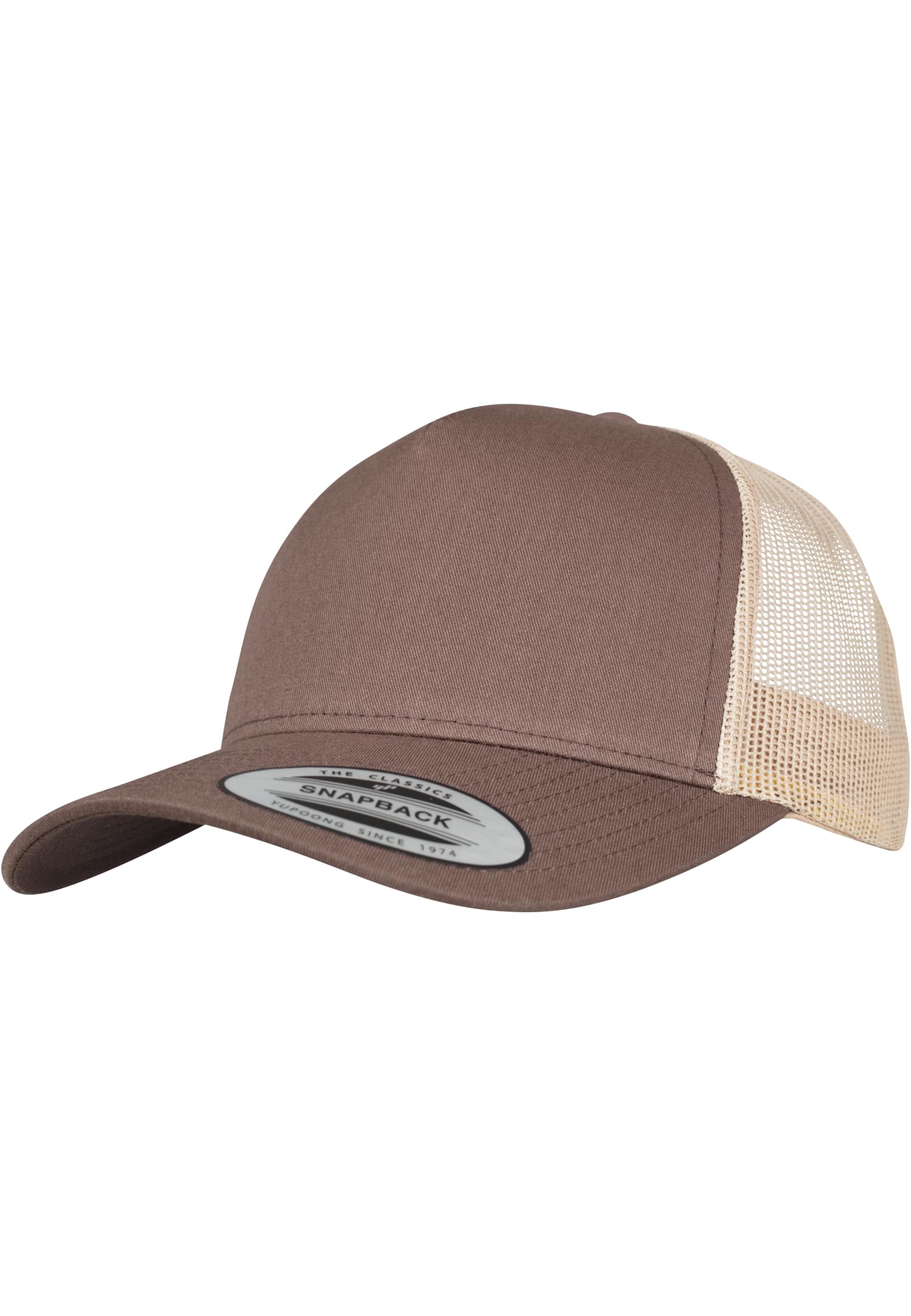 5-Panel Retro Trucker 2-Tone Cap brn/khaki | brn/khaki