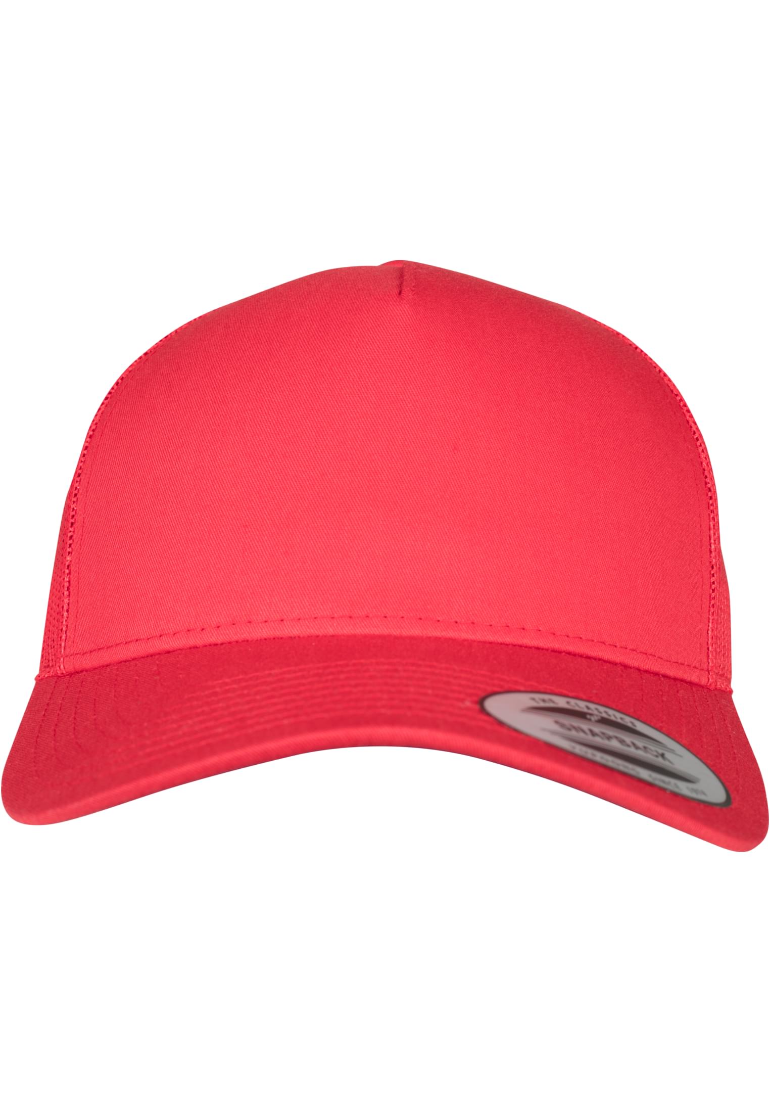 5-Panel Retro Trucker Cap red | red