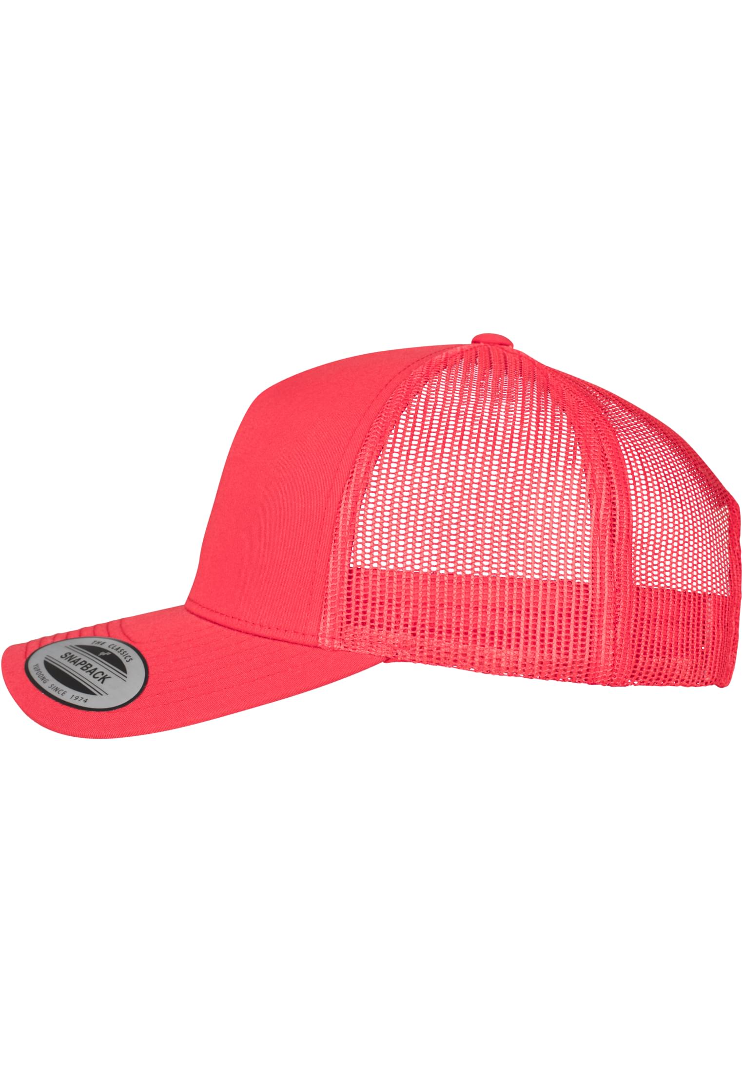5-Panel Retro Trucker Cap red | red
