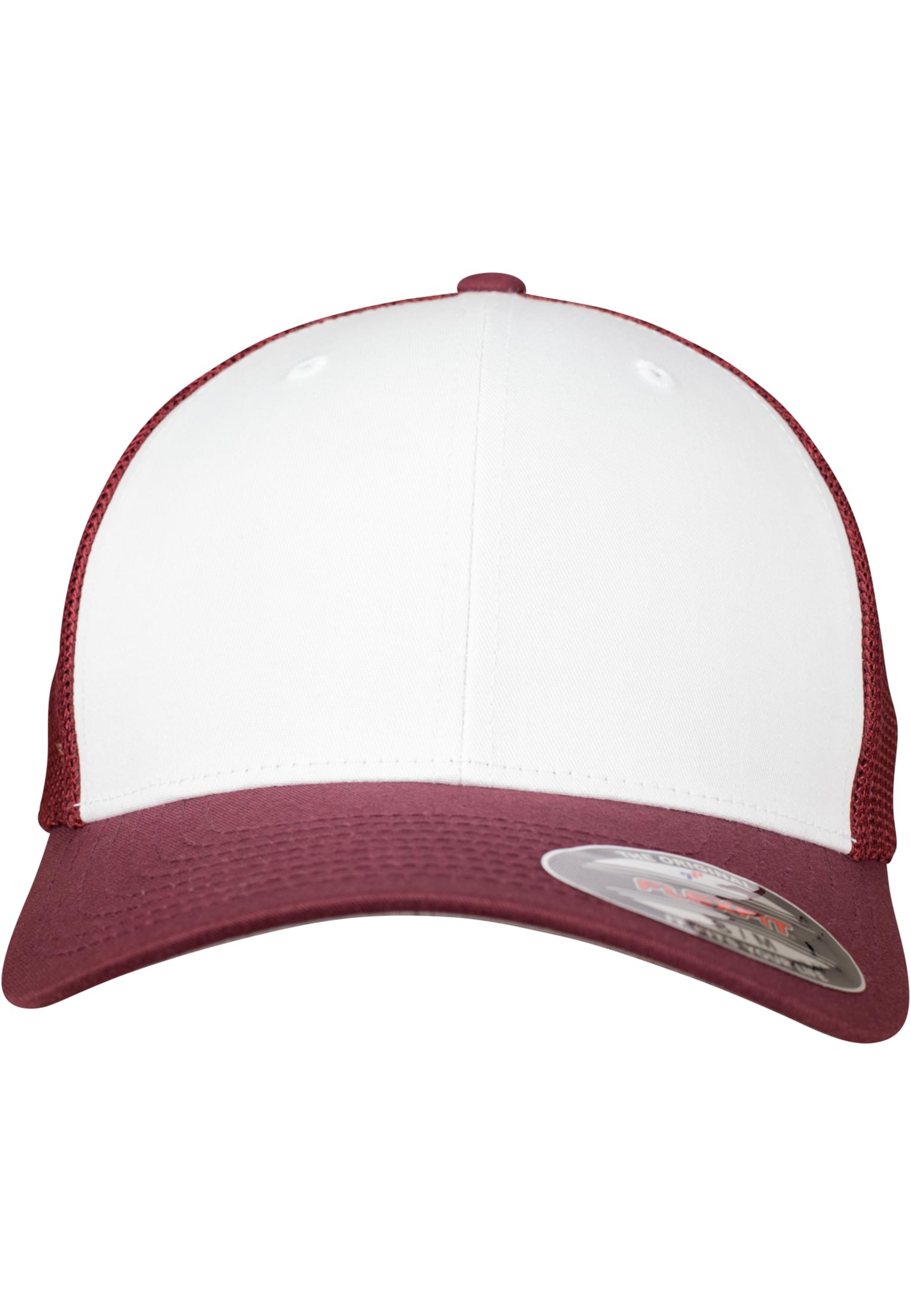 Flexfit Mesh Colored Front maroon/white/maroon | maroon/white/maroon