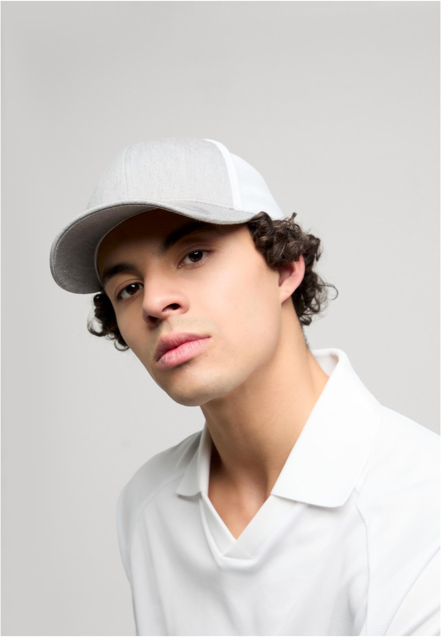 Retro Trucker Melange Cap heathergrey/white | heathergrey/white
