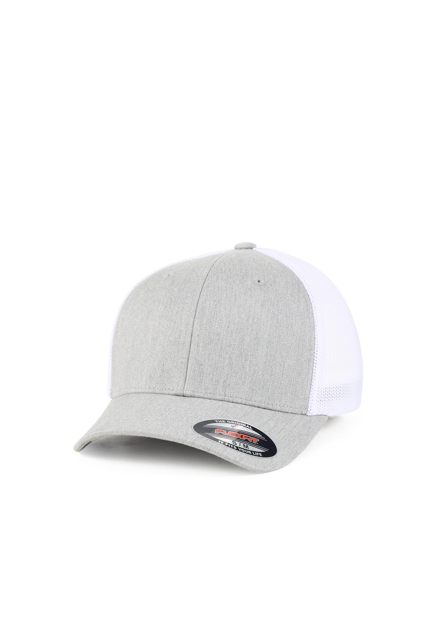 Retro Trucker Melange Cap heathergrey/white | heathergrey/white