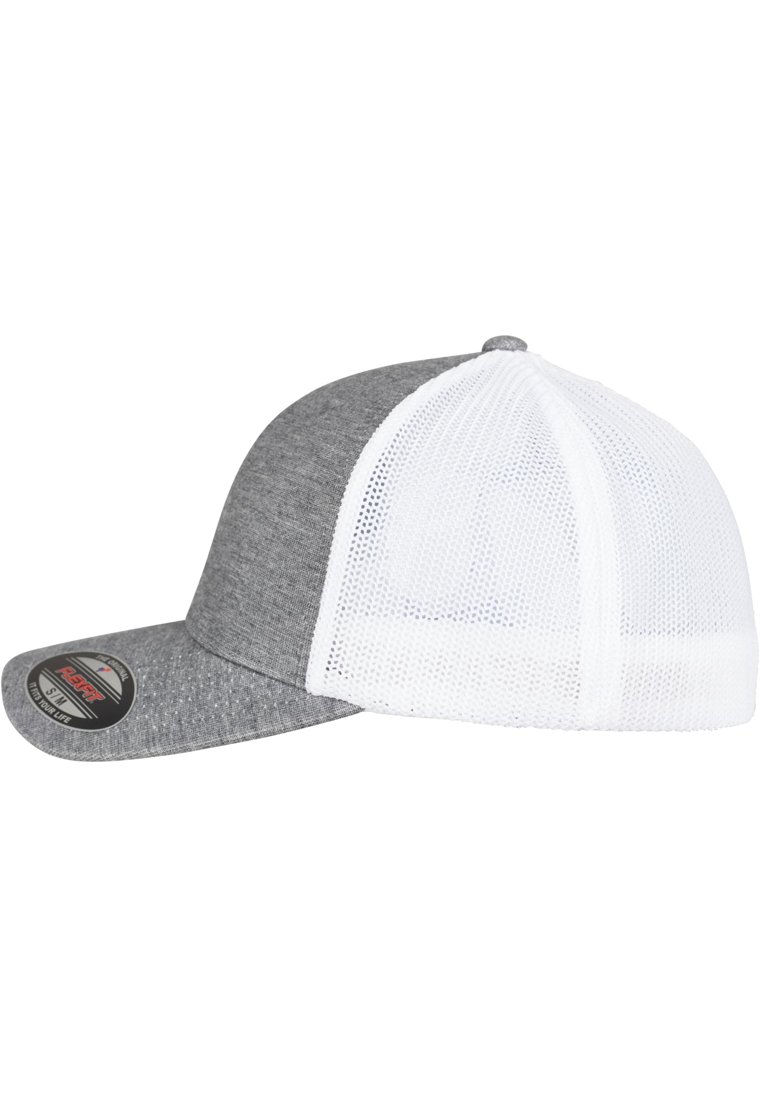 Retro Trucker Melange Cap grey/white mesh | grey/white mesh