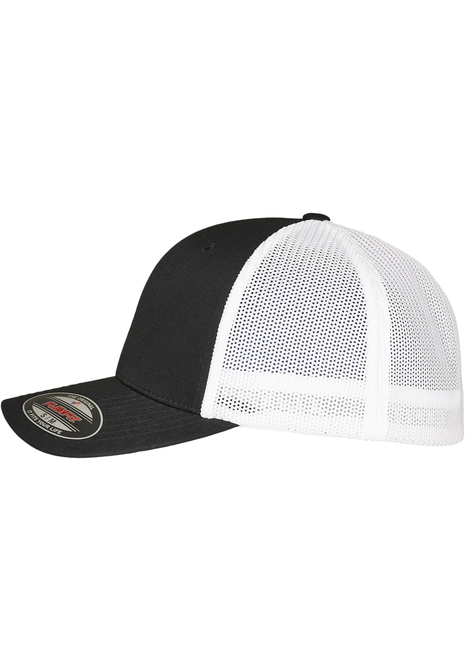 Flexfit Trucker Recycled Mesh black/white | black/white