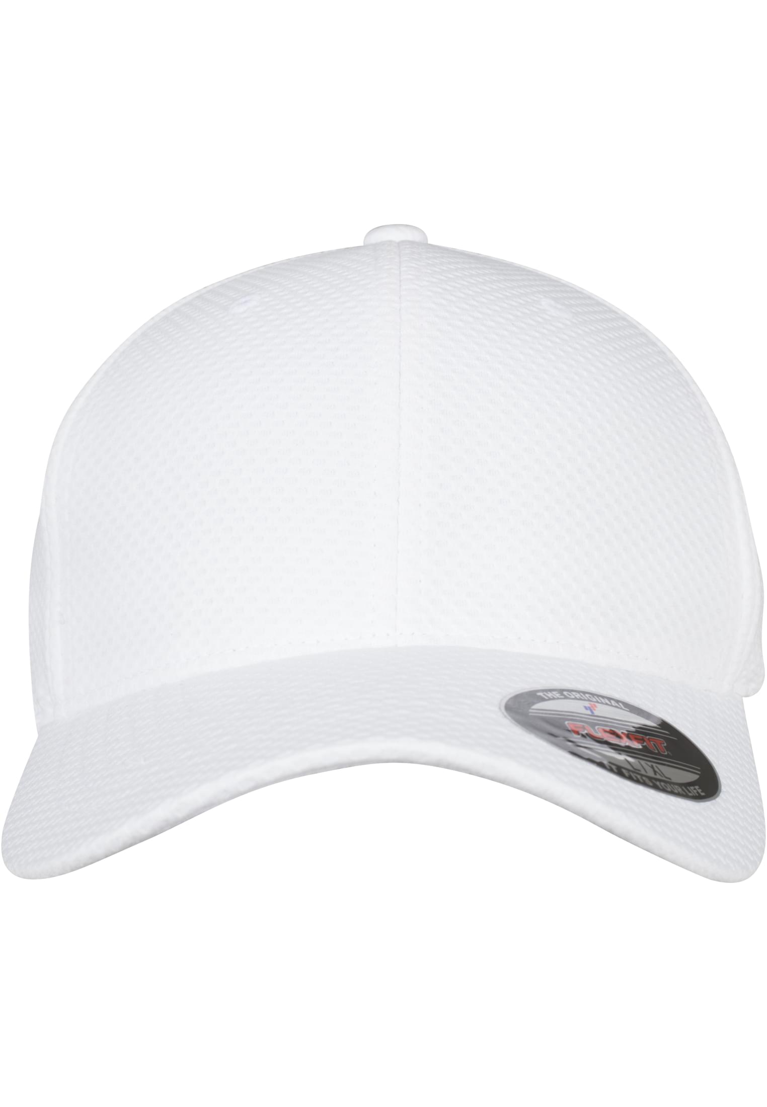 Flexfit 3D Hexagon Jersey Cap white | white