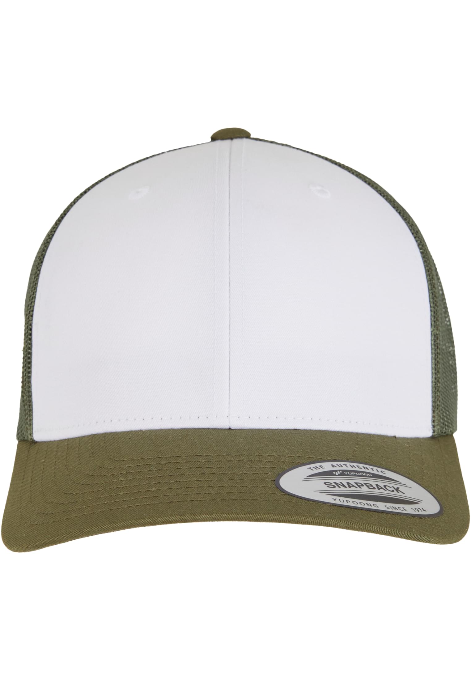 Retro Trucker Colored Front mossgreen/white/olive | mossgreen/white/olive