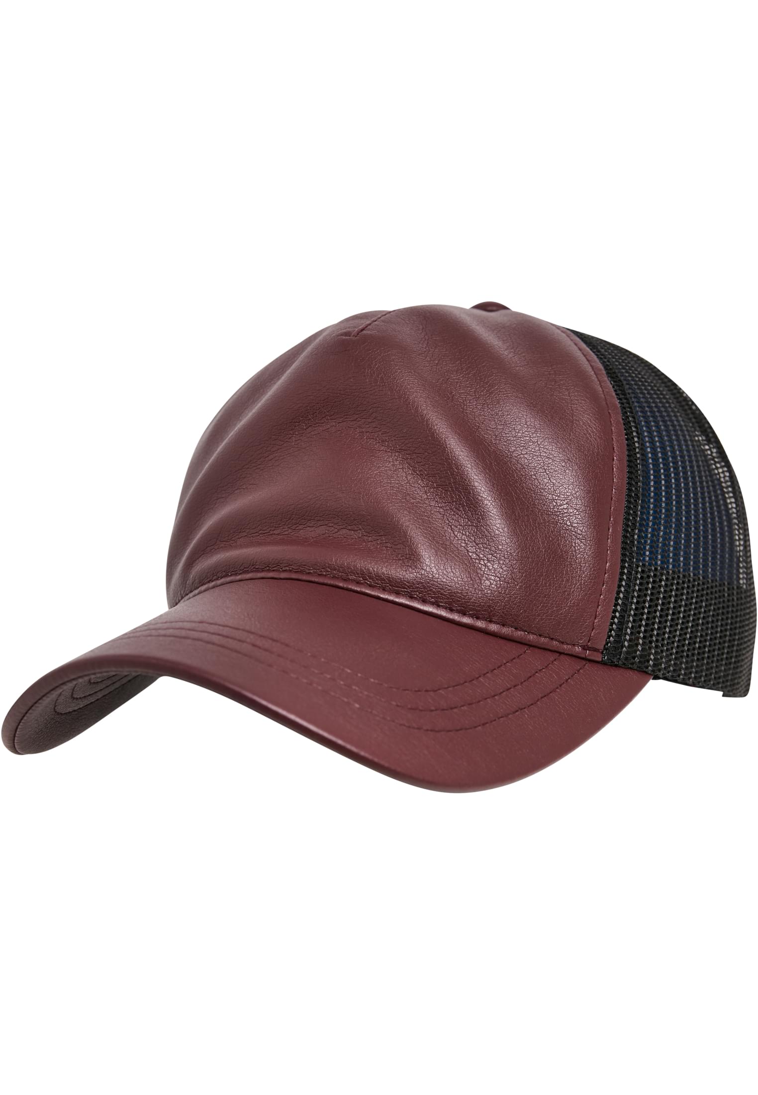 Synthetic Leather Trucker maroon/blk | maroon/blk