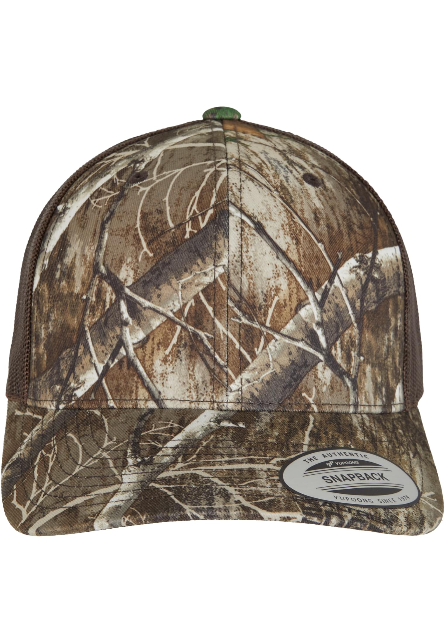 YP Classcis RealTree Camo Retro Trucker Cap edge | edge