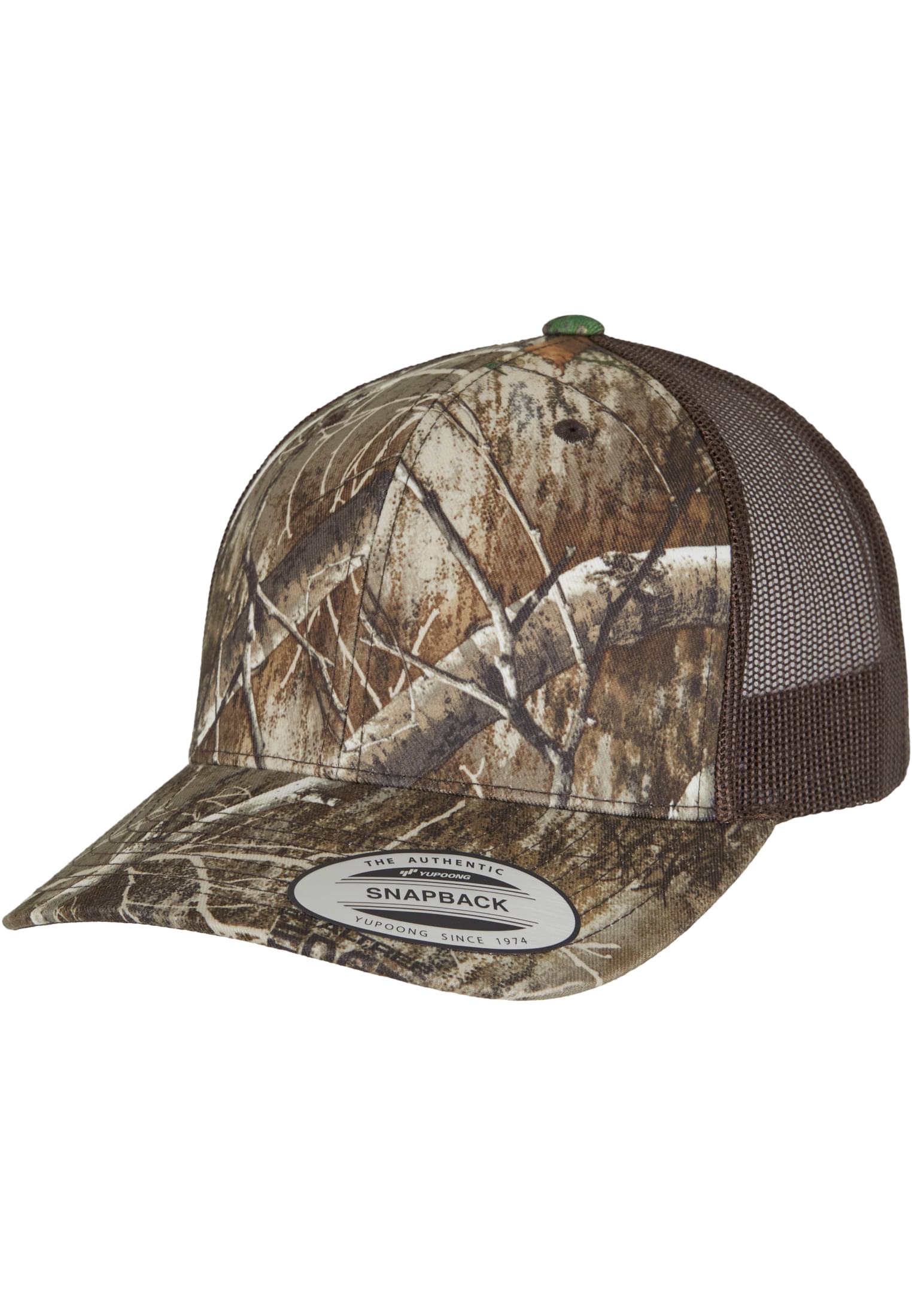 YP Classcis RealTree Camo Retro Trucker Cap edge | edge