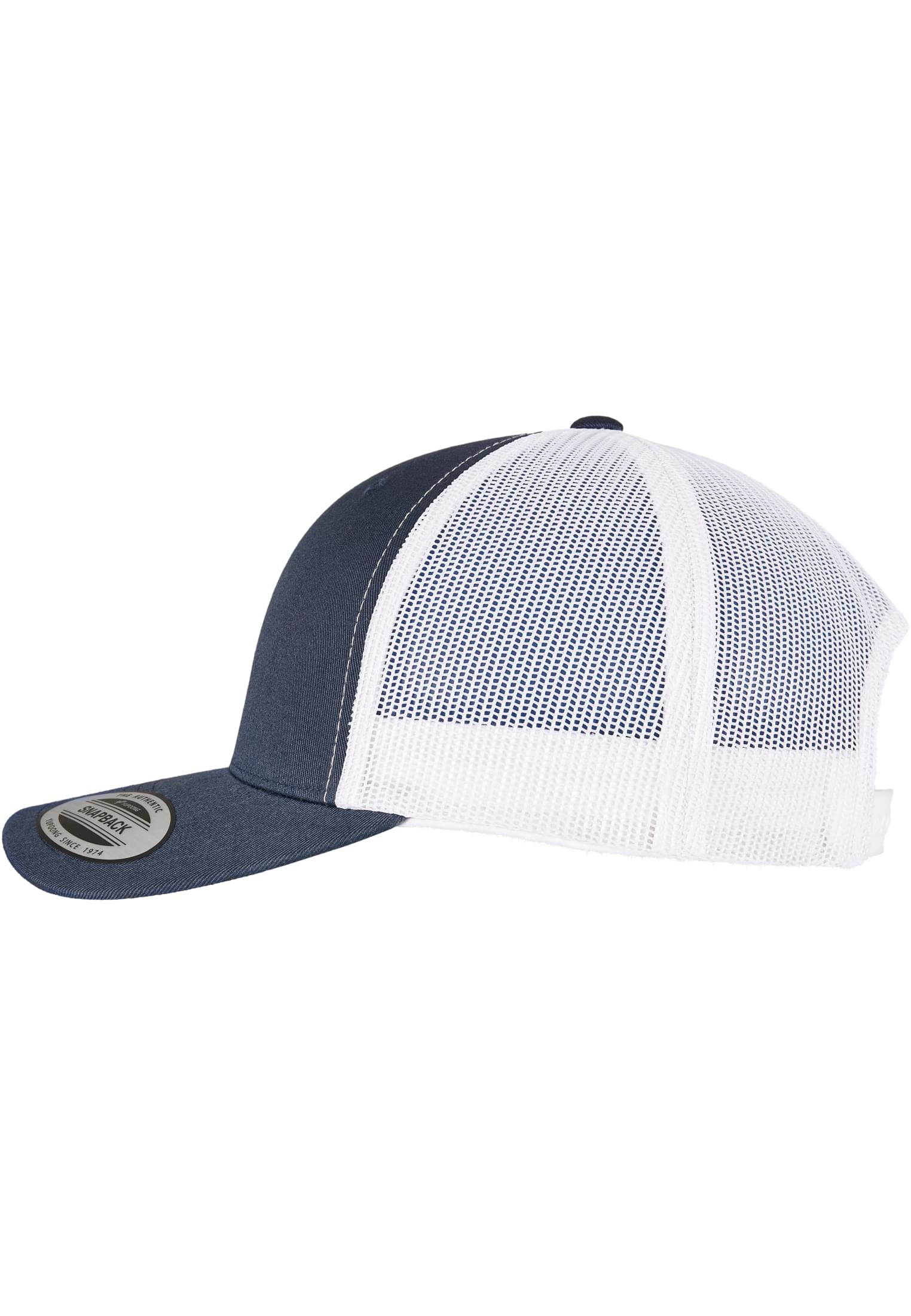YP CLASSICS RECYCLED RETRO TRUCKER CAP 2-TONE navy/white | navy/white