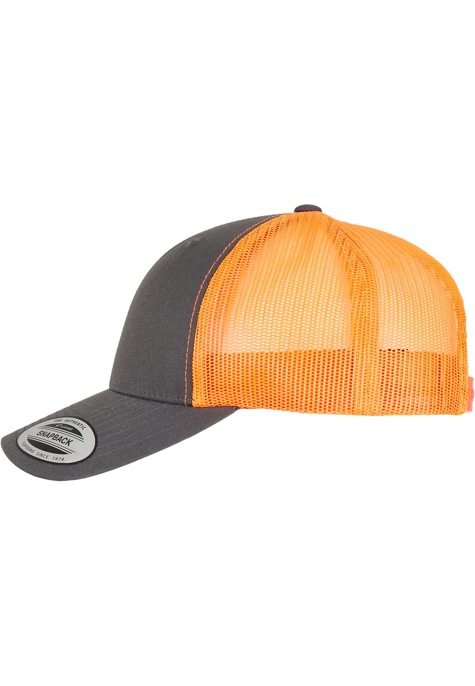 Retro Trucker 2-Tone charcoal/neon orange | charcoal/neon orange