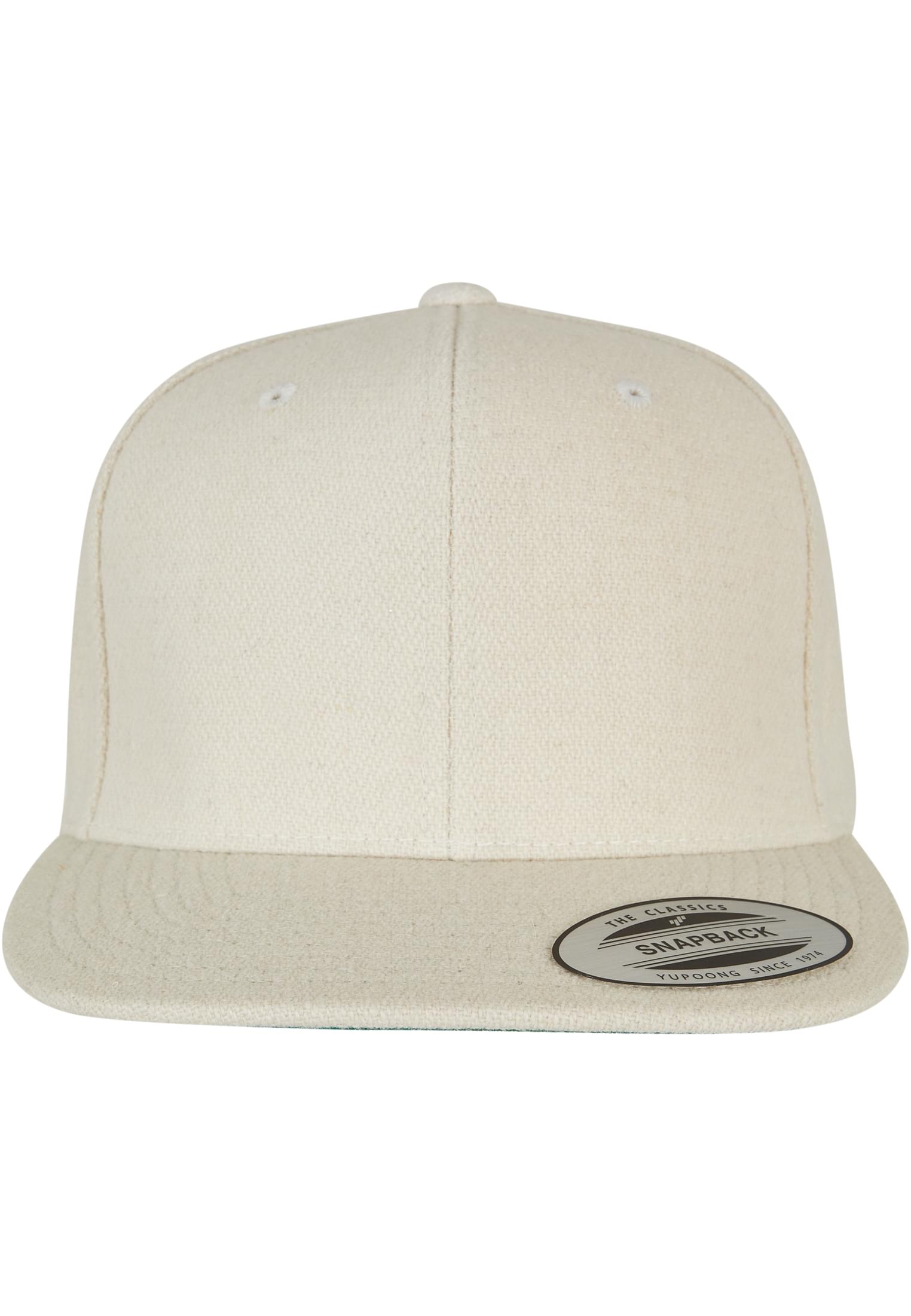 Melton Wool Snapback white | white