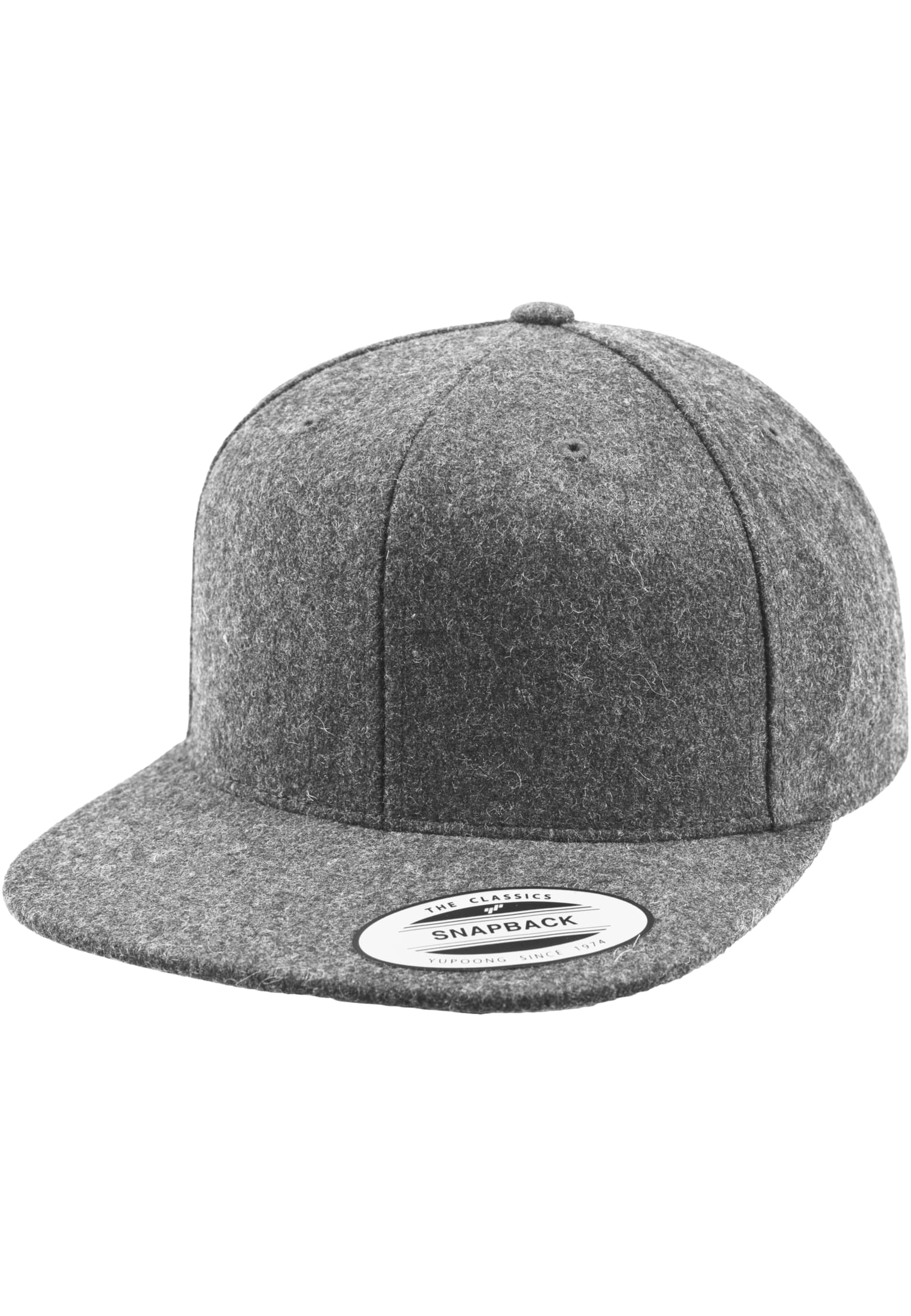 Melton Wool Snapback h.grey | h.grey