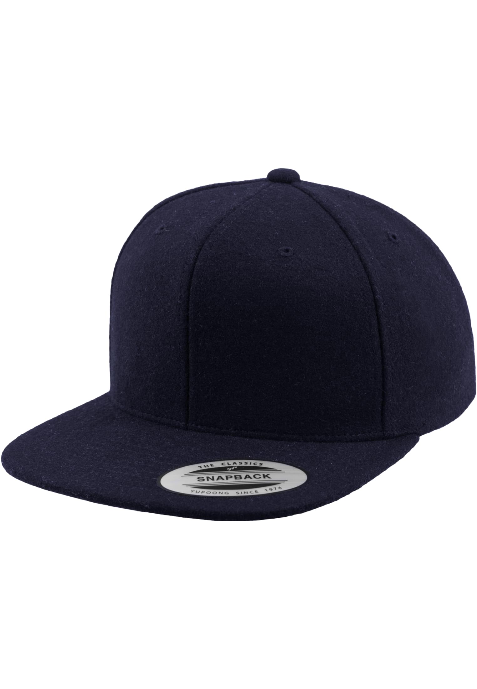 Melton Wool Snapback navy | navy