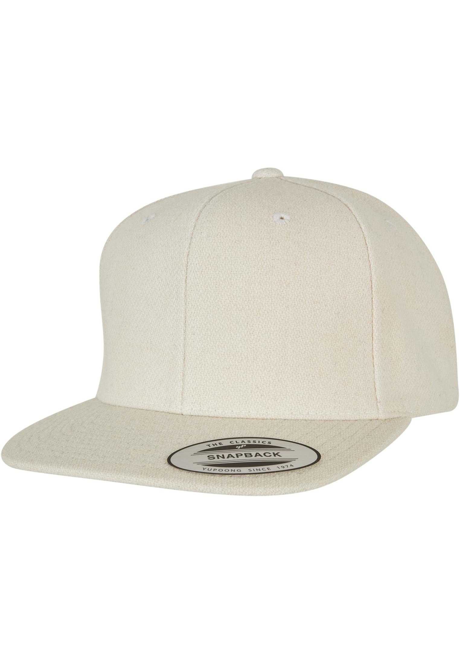 Melton Wool Snapback white | white