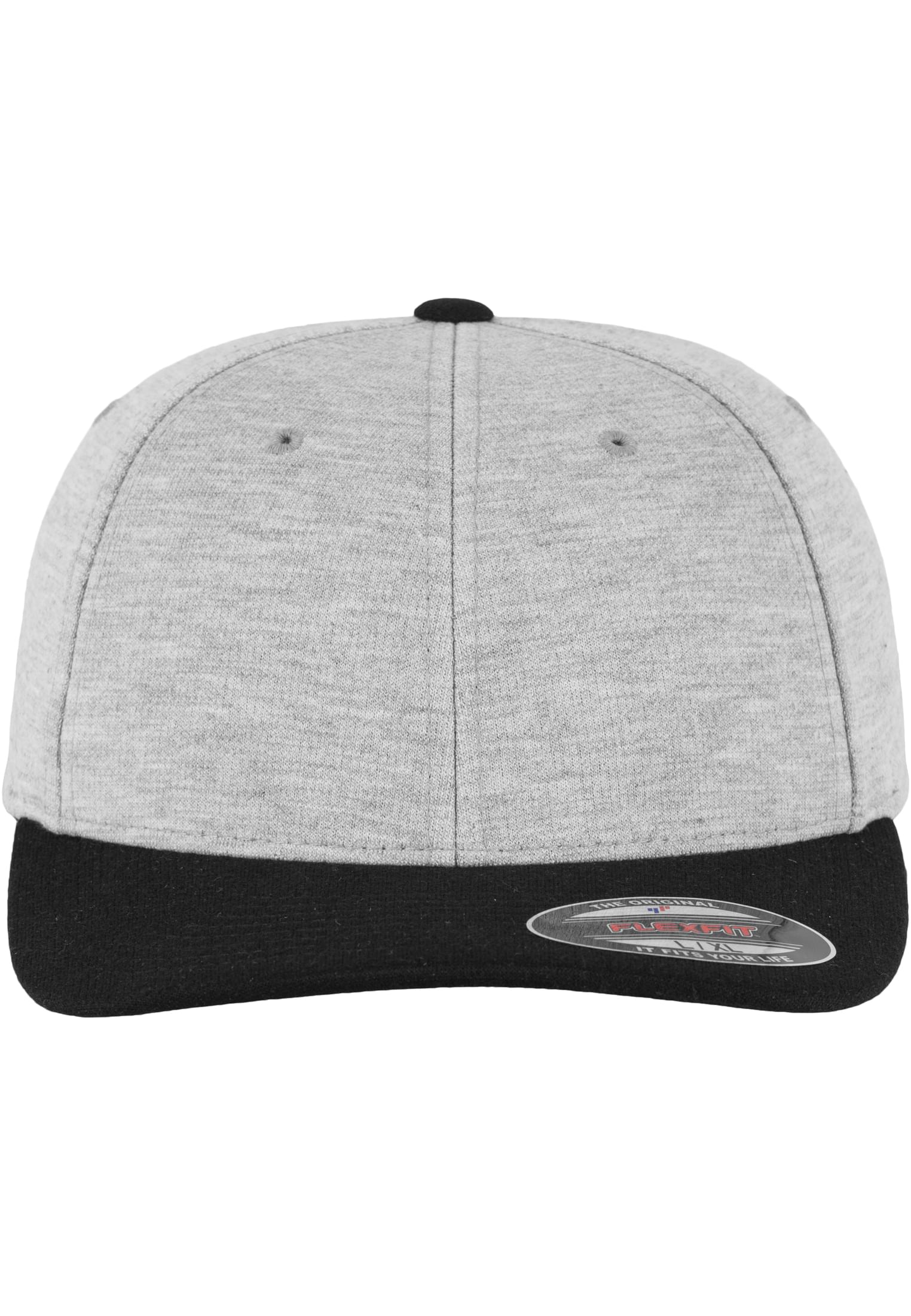 Flexfit Double Jersey 2-Tone gry/blk | gry/blk