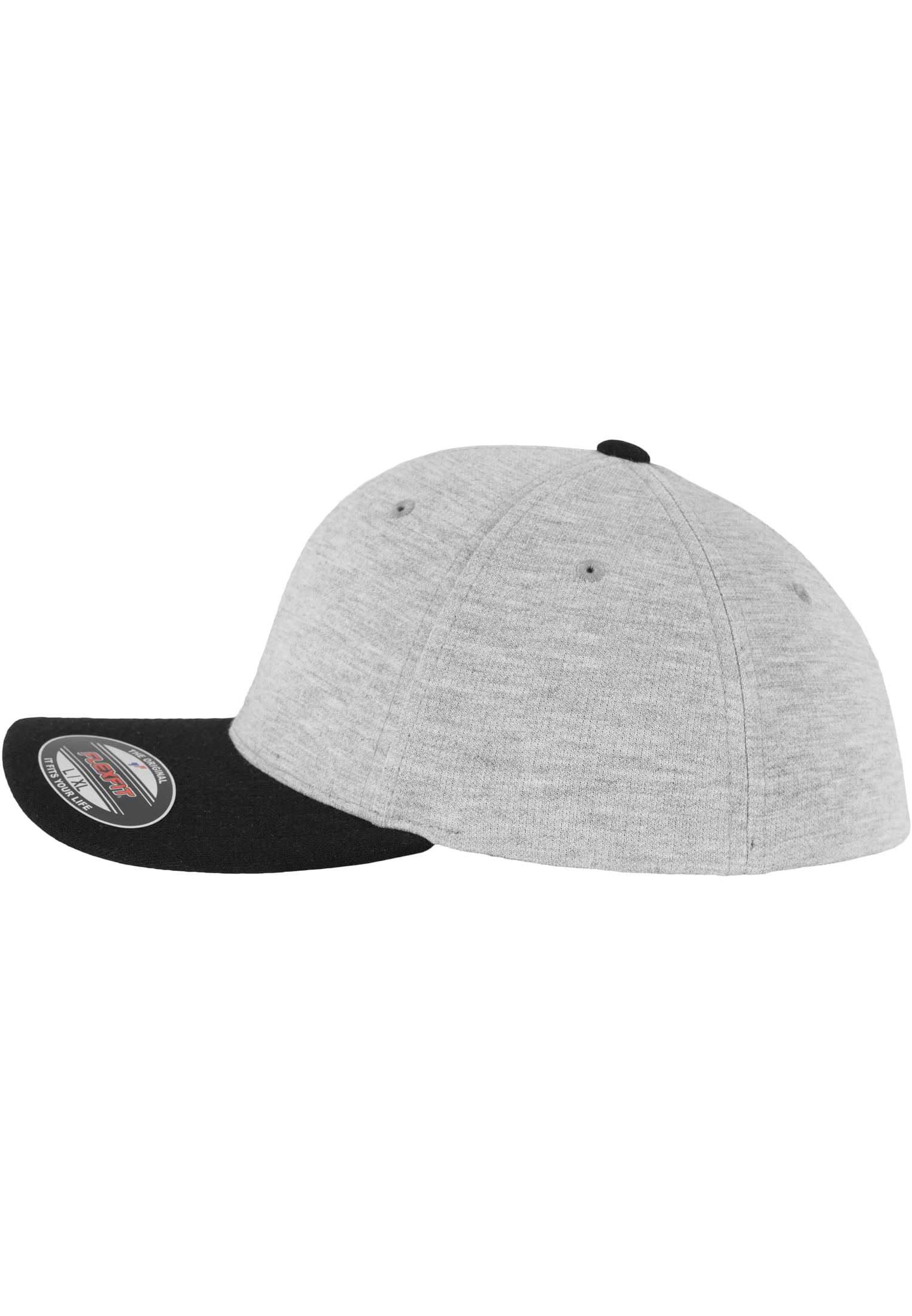Flexfit Double Jersey 2-Tone gry/blk | gry/blk