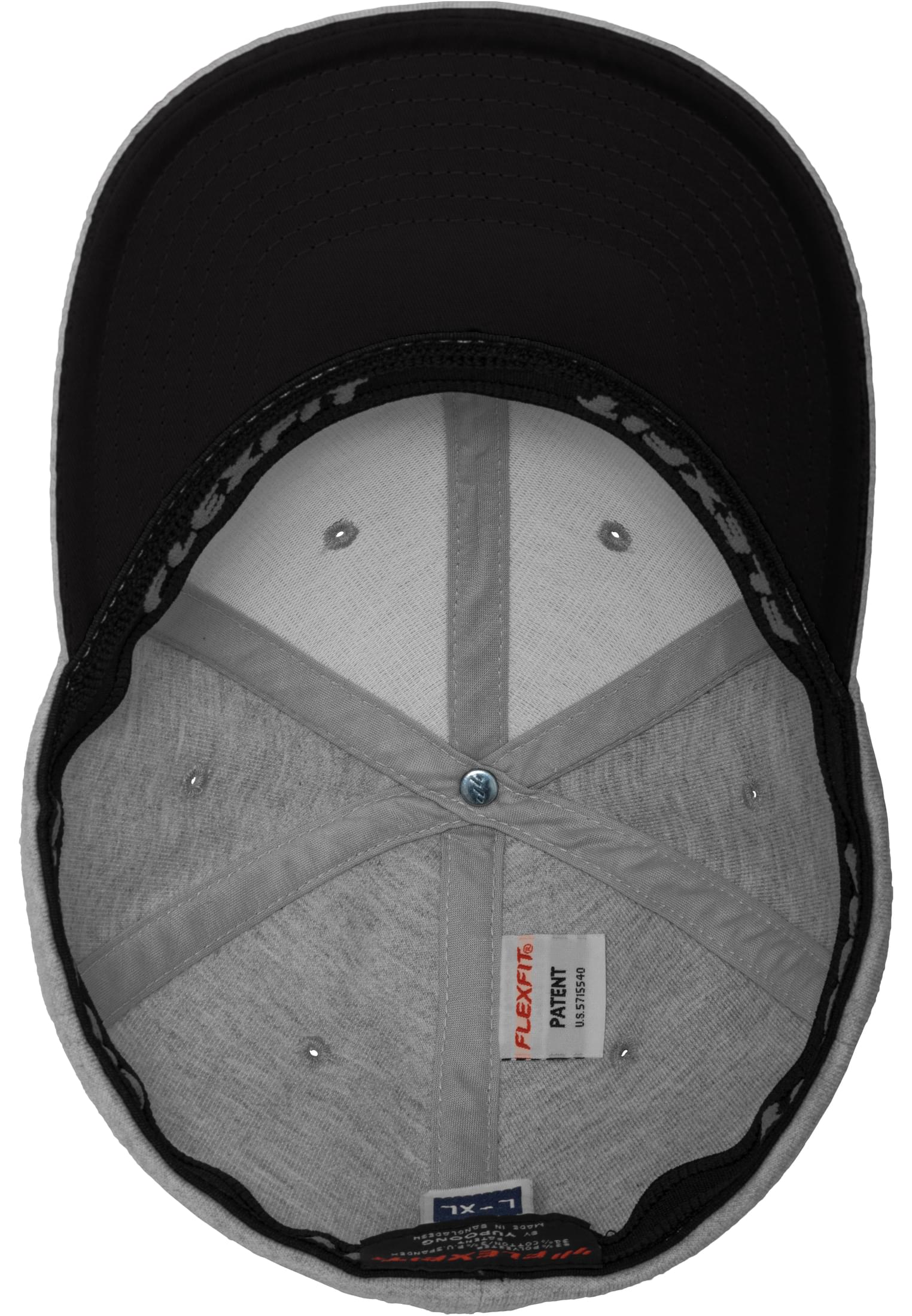Flexfit Double Jersey 2-Tone gry/blk | gry/blk