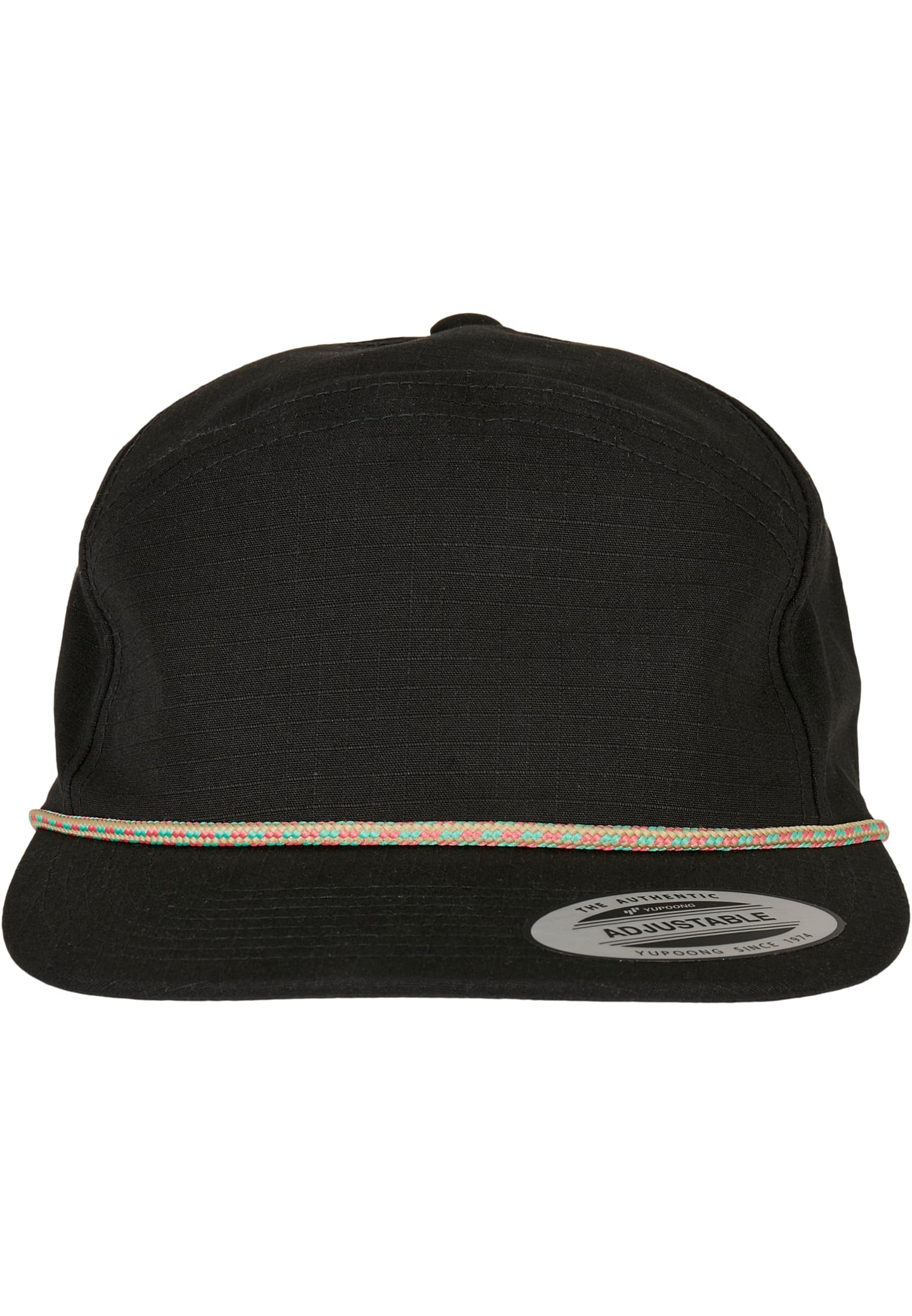 Color Braid Jockey Cap black | black