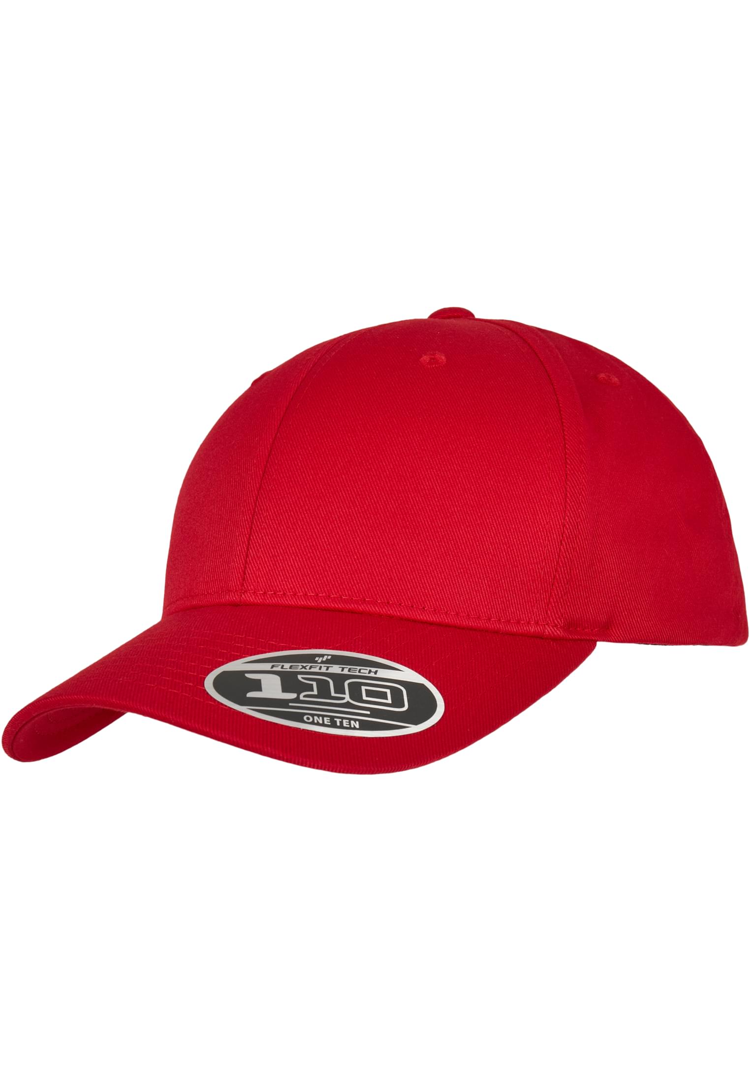 Flexfit 110 Curved Visor Snapback red | red