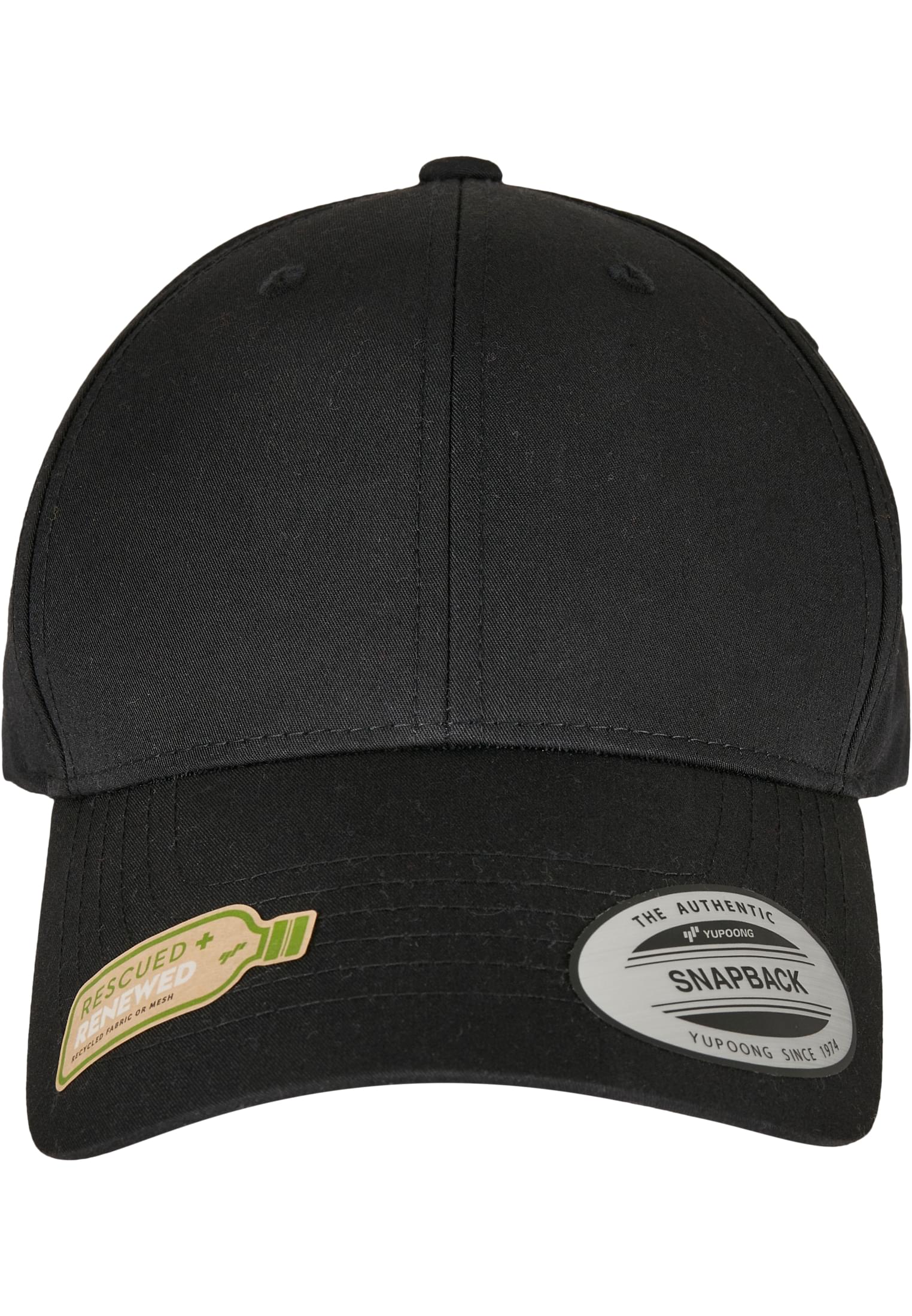 Recycled Poly Twill Snapback black | black
