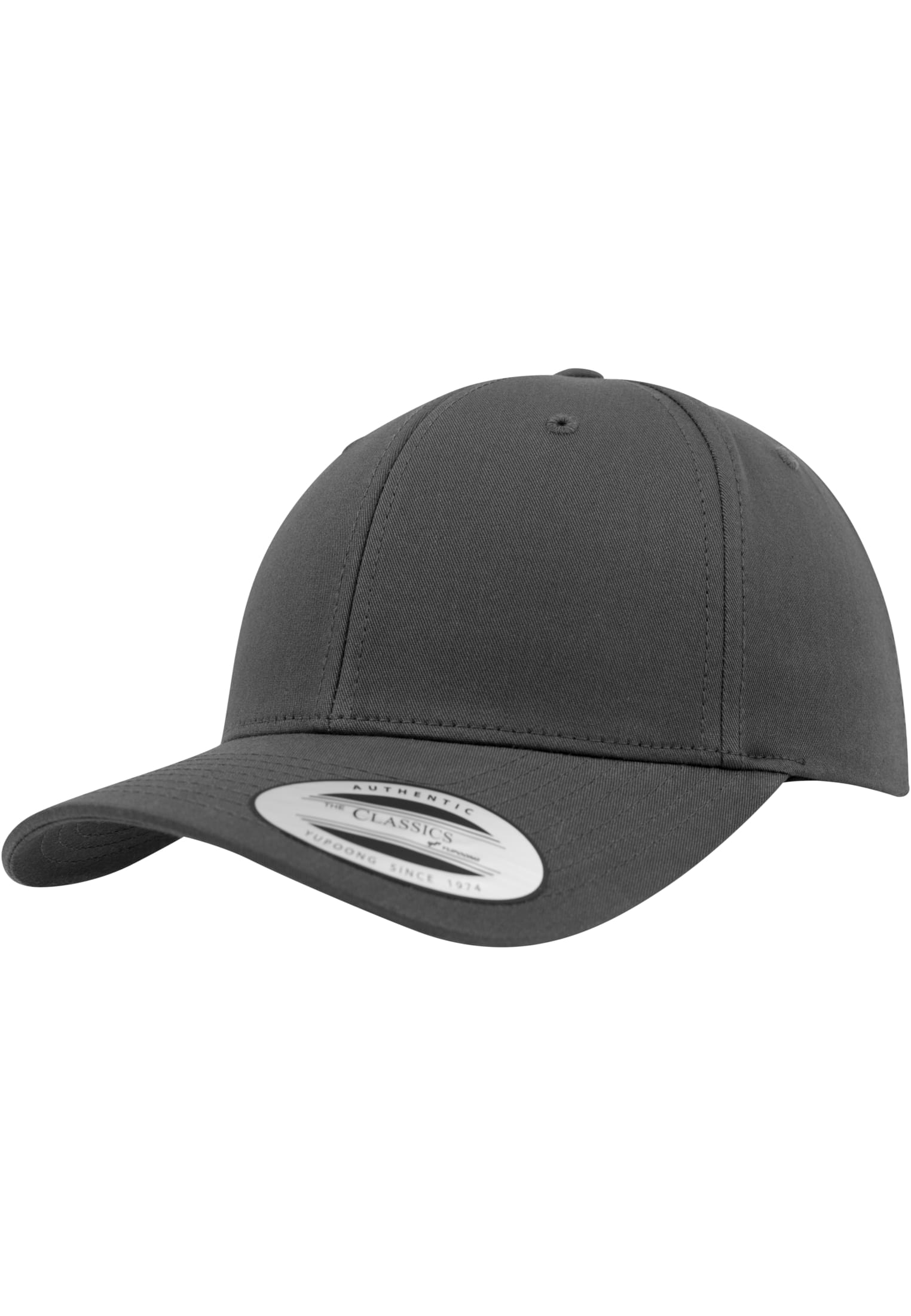 Curved Classic Snapback charcoal | charcoal