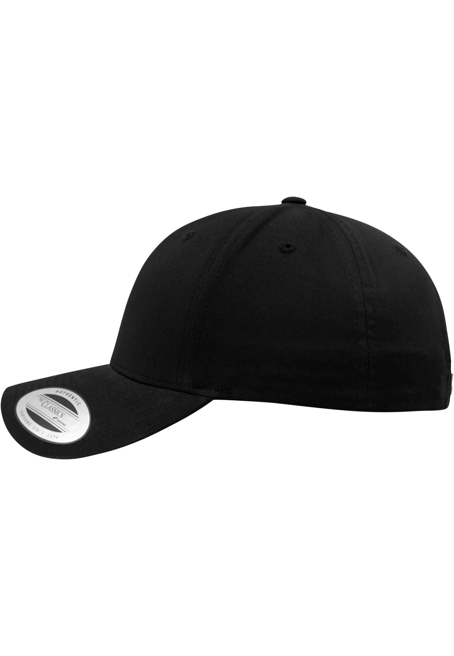 Curved Classic Snapback black | black